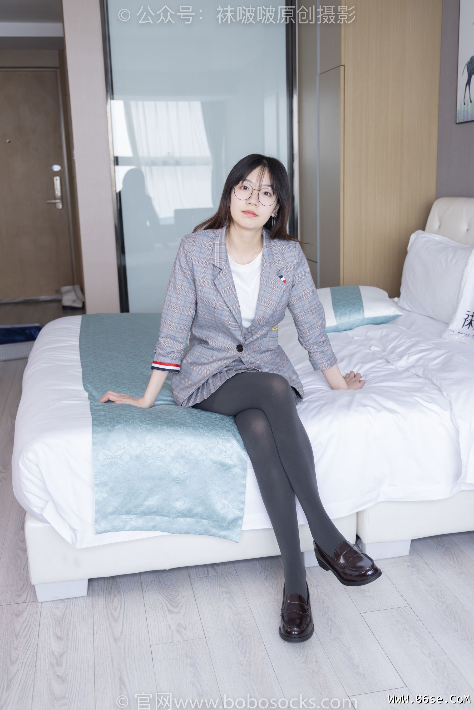 图片[108]-BoBoSocks袜啵啵 No.210 小甜豆 -皮鞋、厚灰丝、ol装[140P]-六色网