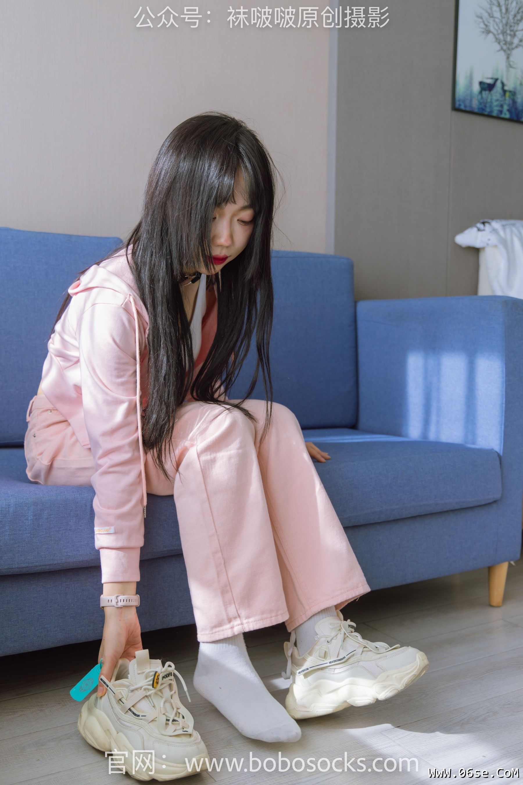 图片[77]-BoBoSocks袜啵啵 No.141 周周-运动鞋、白棉袜、裸足[140P]-六色网