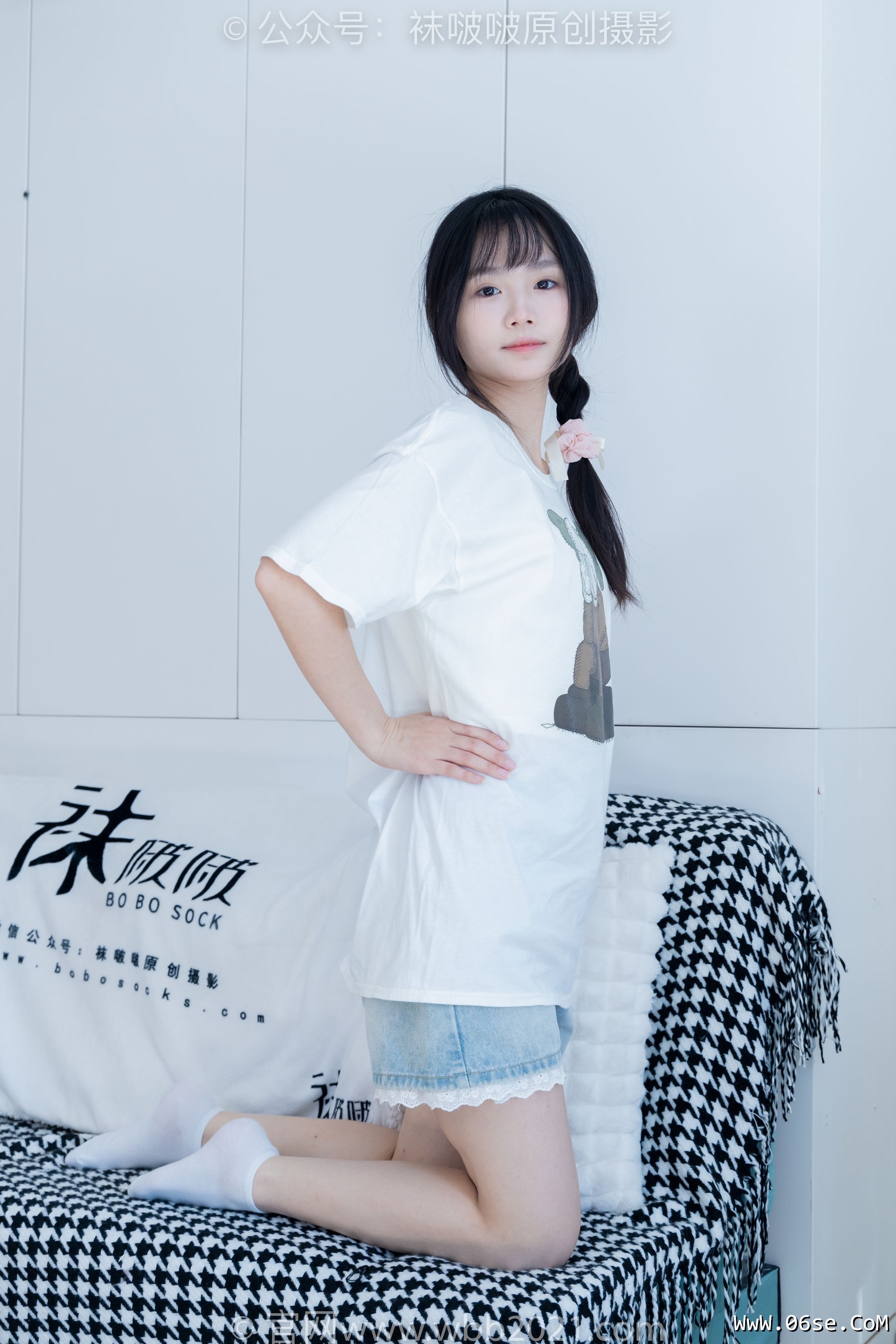 图片[115]-BoBoSocks袜啵啵 No.331 甜甜圈 -板鞋、白棉袜、裸足[144P]-六色网