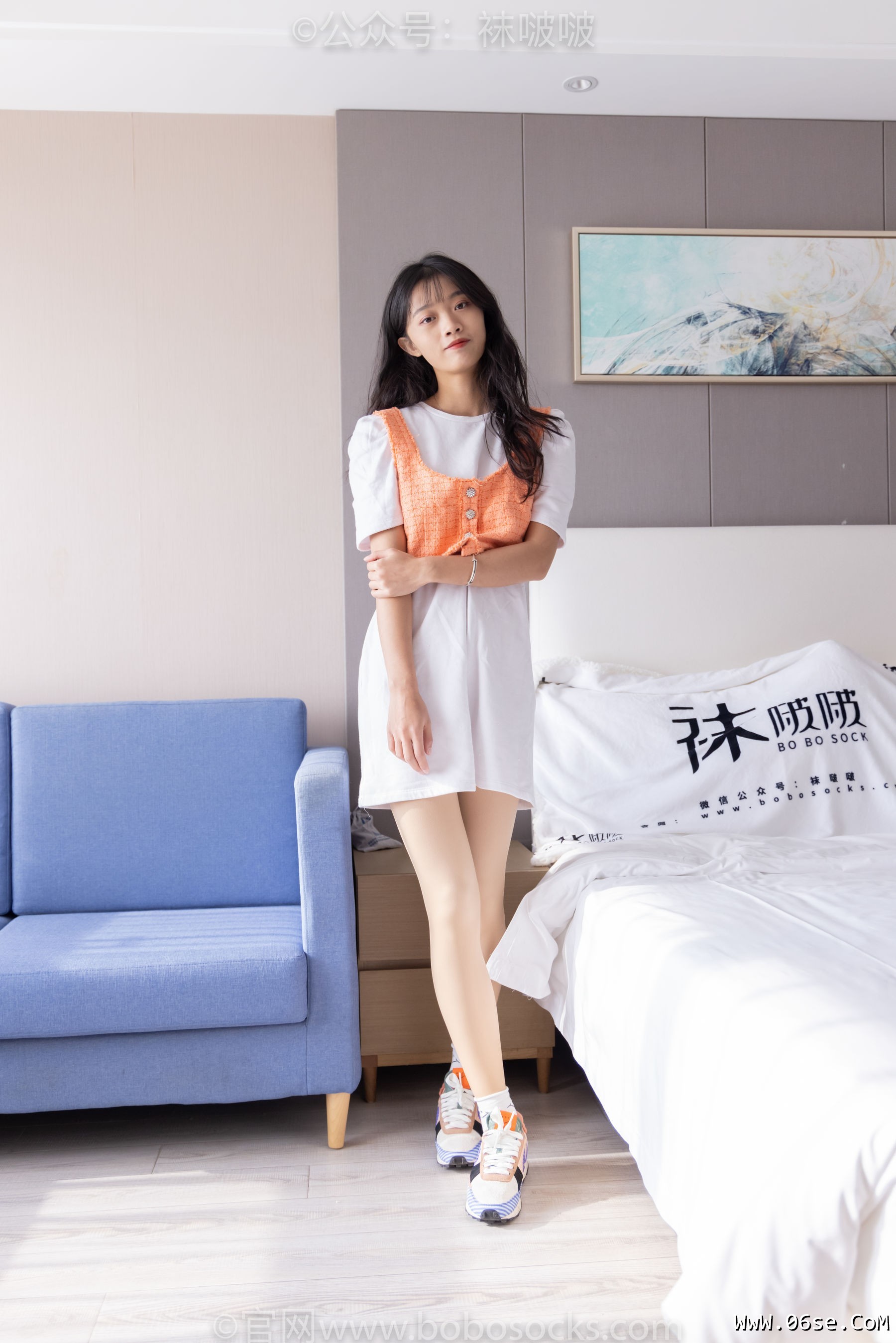 图片[6]-BoBoSocks袜啵啵 No.062 涵涵-运动鞋、白棉袜、厚肉丝[145P]-六色网