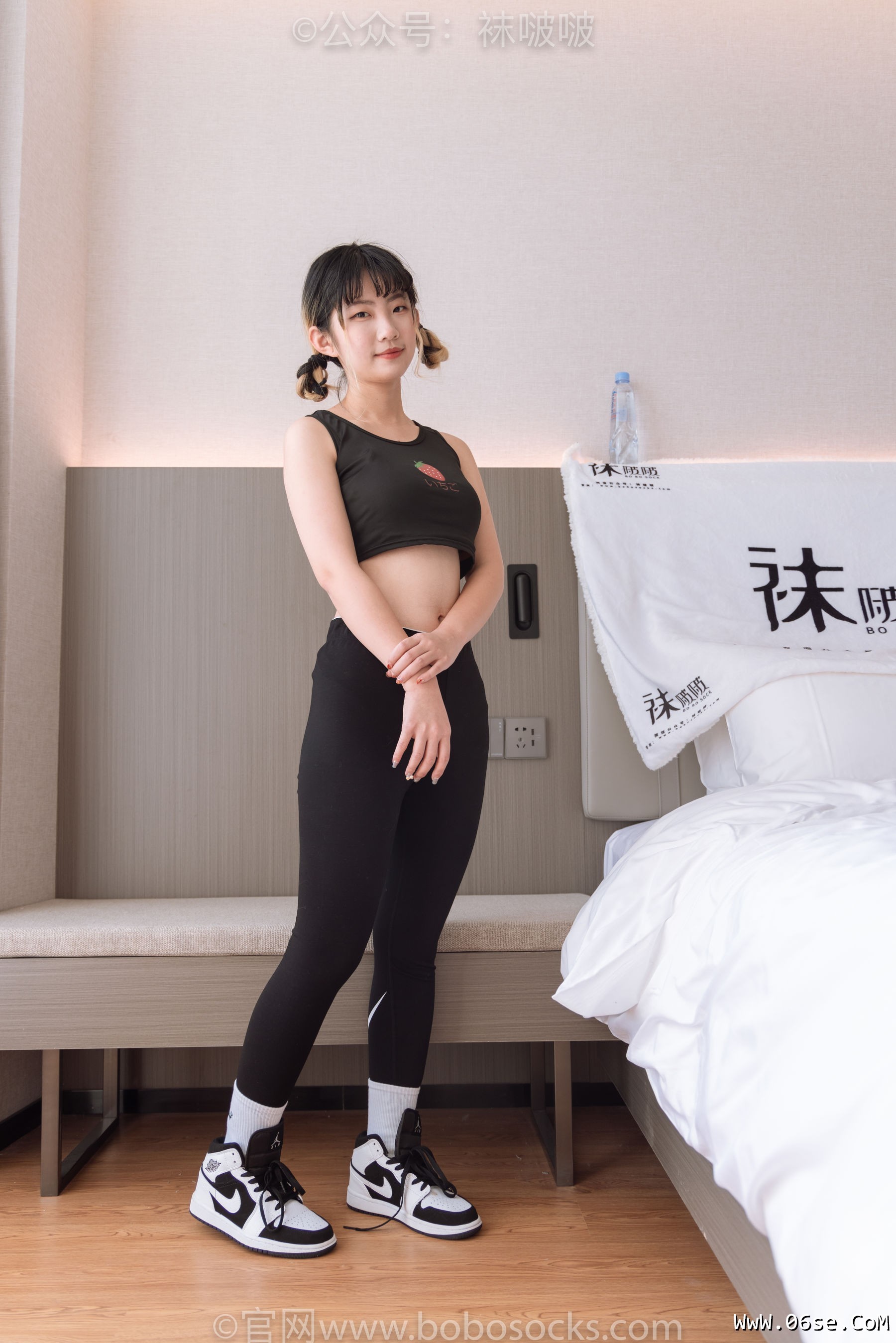 图片[3]-BoBoSocks袜啵啵 No.059 砂糖-AJ板鞋、白棉袜、裸足[142P]-六色网