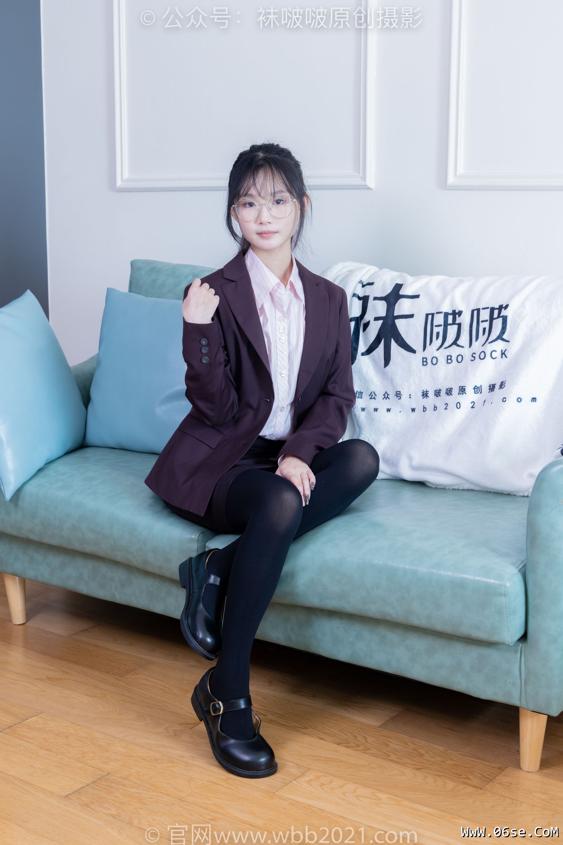 图片[34]-BoBoSocks袜啵啵 No.362 甜甜圈 -两双皮鞋、厚肉丝、厚黑丝、ol制服[230P]-六色网