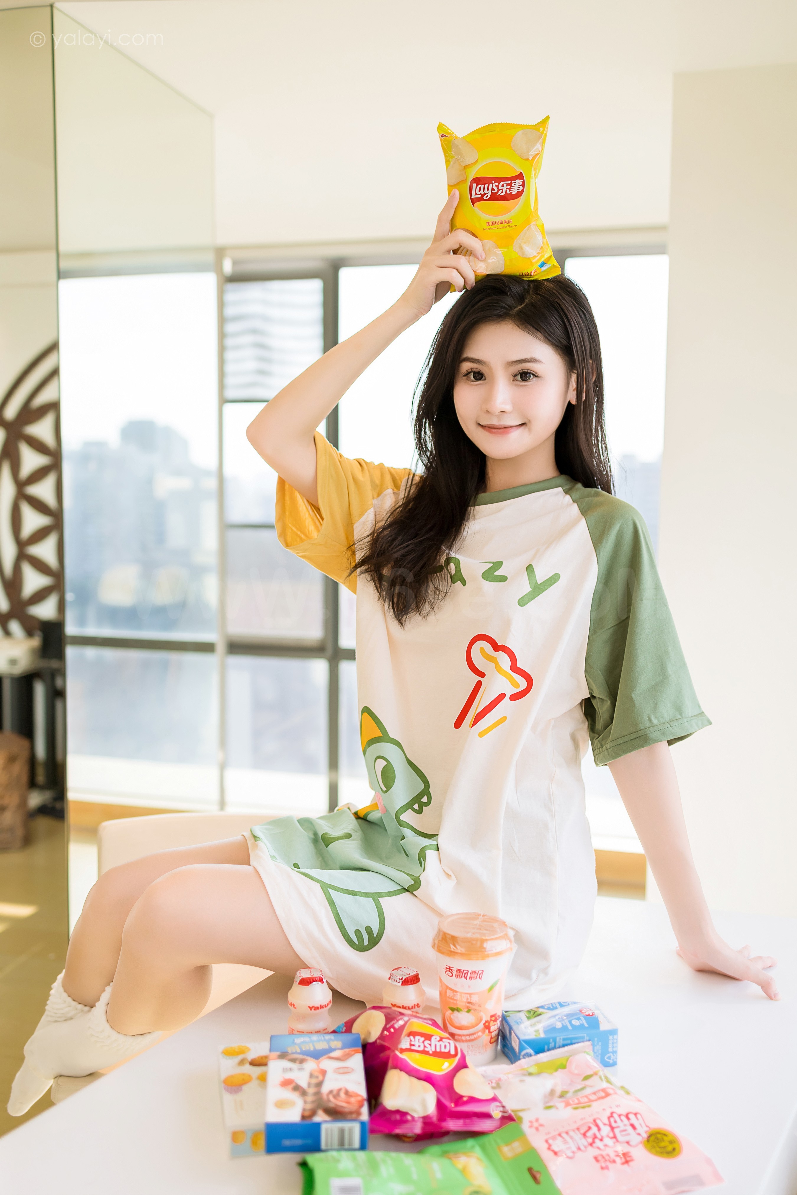图片[5]-雅拉伊 – 若婷《小恐龙睡衣》[41P]-六色网