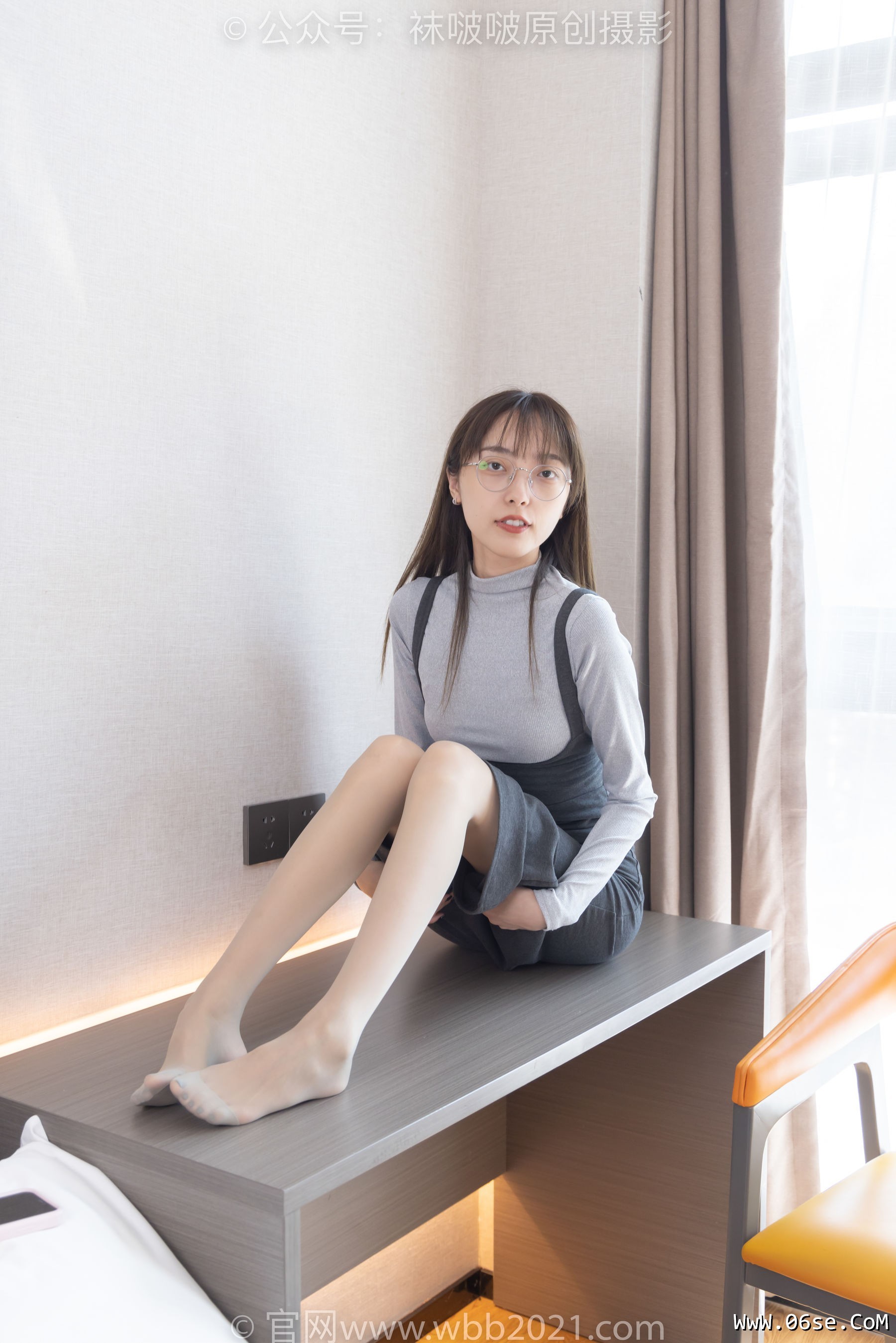 图片[102]-BoBoSocks袜啵啵 No.309 稚予 -两双高跟鞋、灰丝、白丝、裸足、踩奶油蛋糕剧情[180P]-六色网
