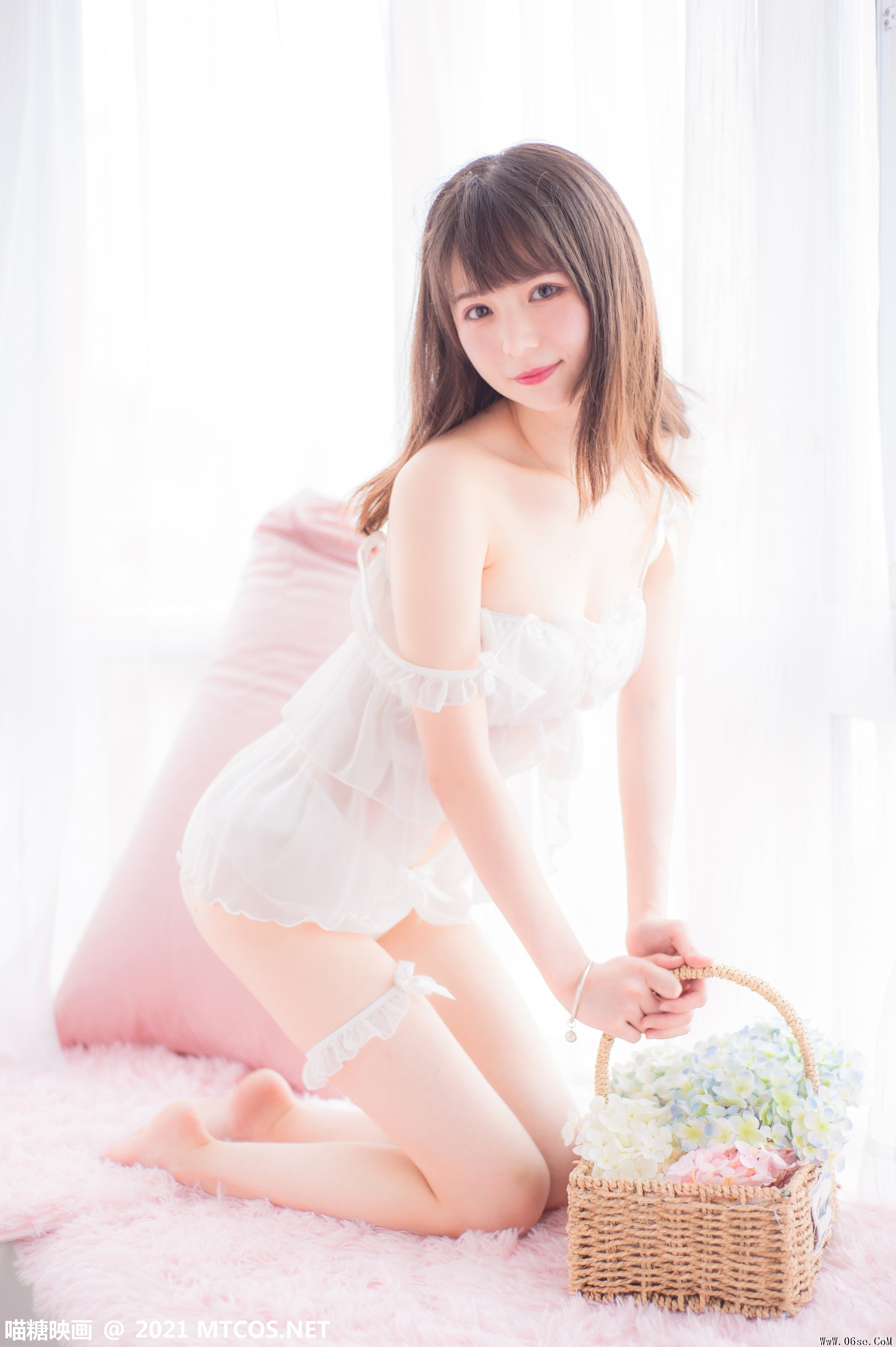 图片[4]-喵糖映画 VOL.351 泡泡粉裙[22P／99.5MB]-六色网