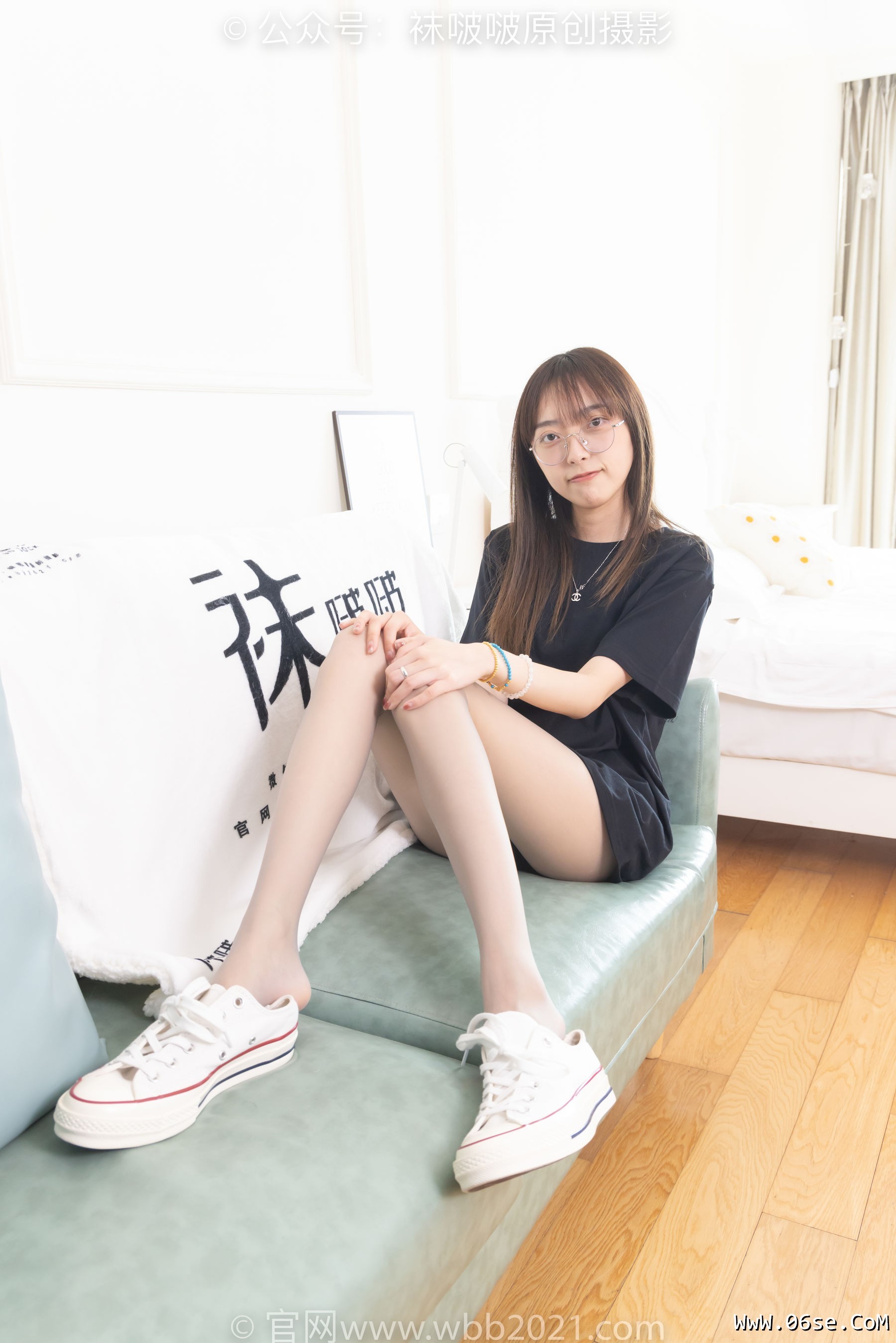 图片[72]-BoBoSocks袜啵啵 No.379 稚予 -板鞋、灰丝[140P]-六色网