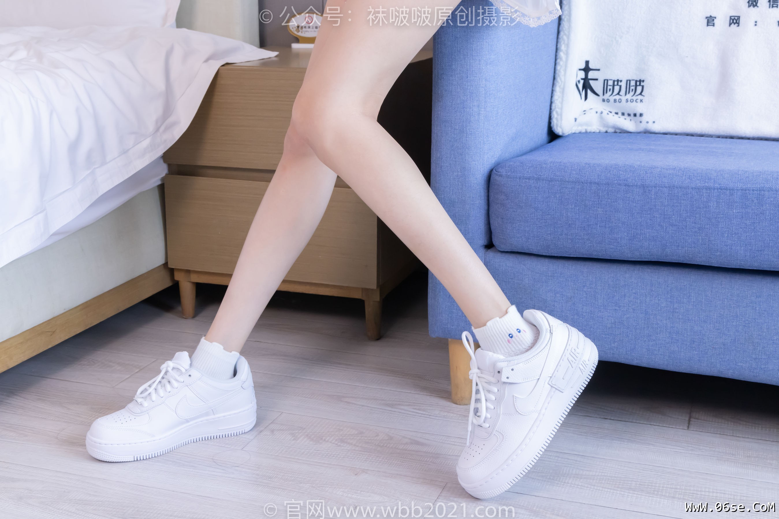 图片[167]-BoBoSocks袜啵啵 No.417 稚予 – 板鞋、白棉袜、裸足、裸足部分脚底抹精油[199P]-六色网