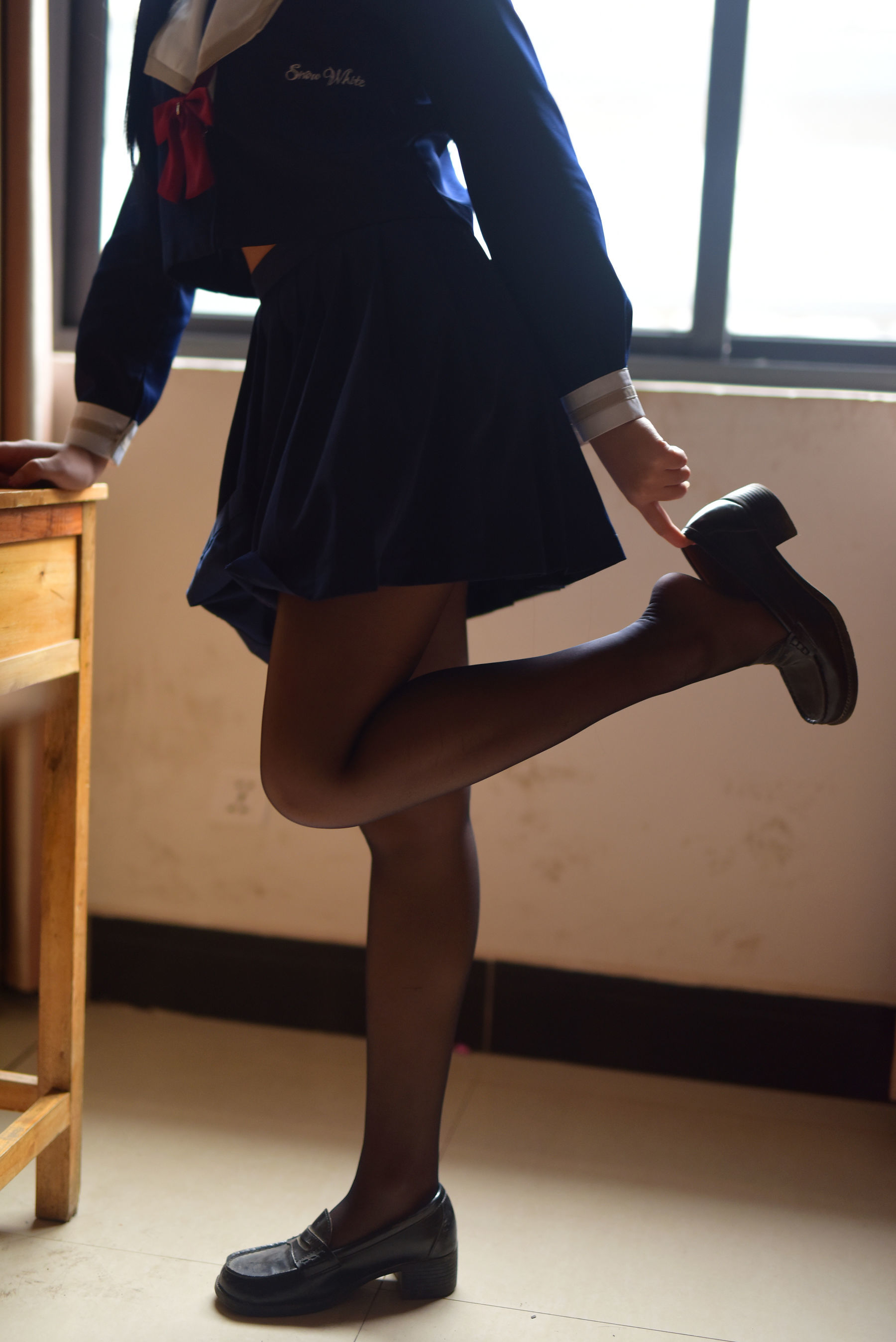 图片[29]-动漫博主九曲Jean JK露脐制服[30P]-六色网