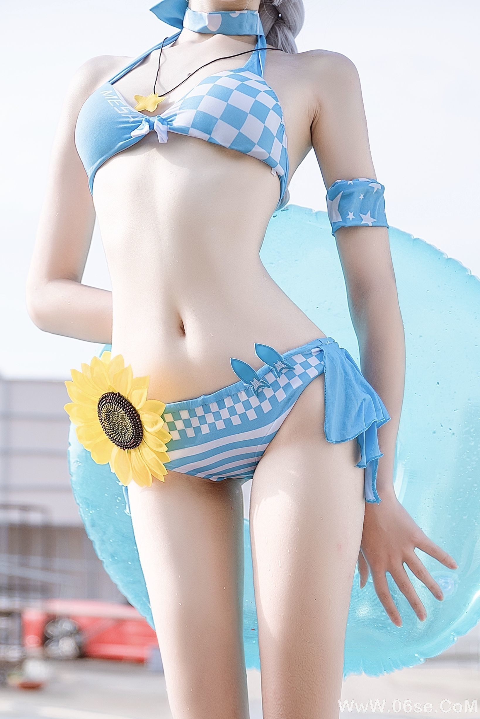 图片[14]-动漫博主南桃Momoko 琪亚娜泳装[15P]-六色网