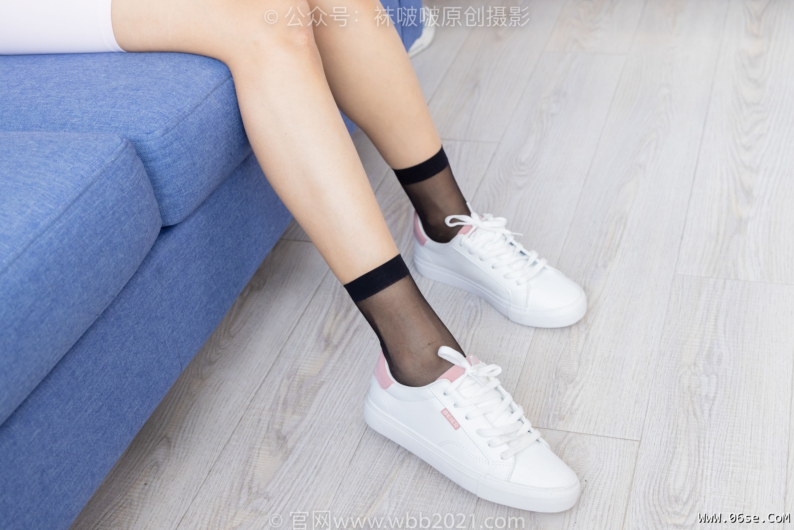 图片[234]-BoBoSocks袜啵啵 No.301 奶油 -两双板鞋、白棉袜、短黑丝、裸足[240P]-六色网