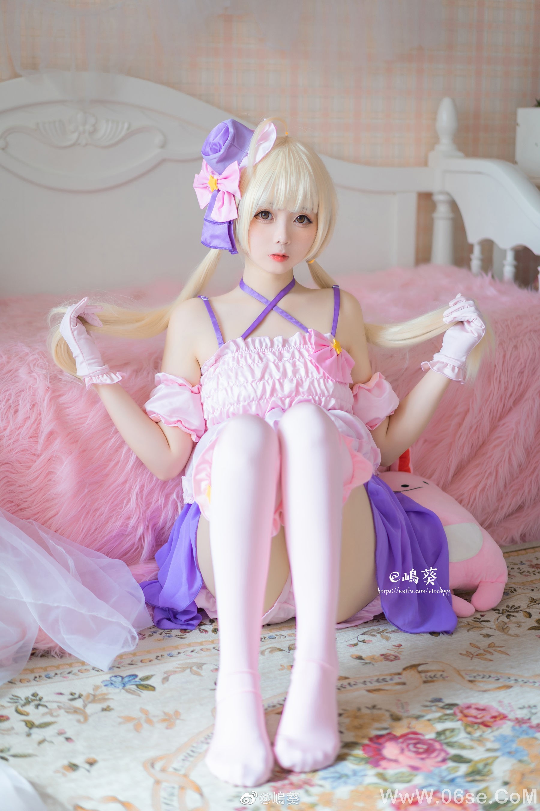 图片[3]-微博美女嶋葵 双叶杏打歌服[8P]-六色网