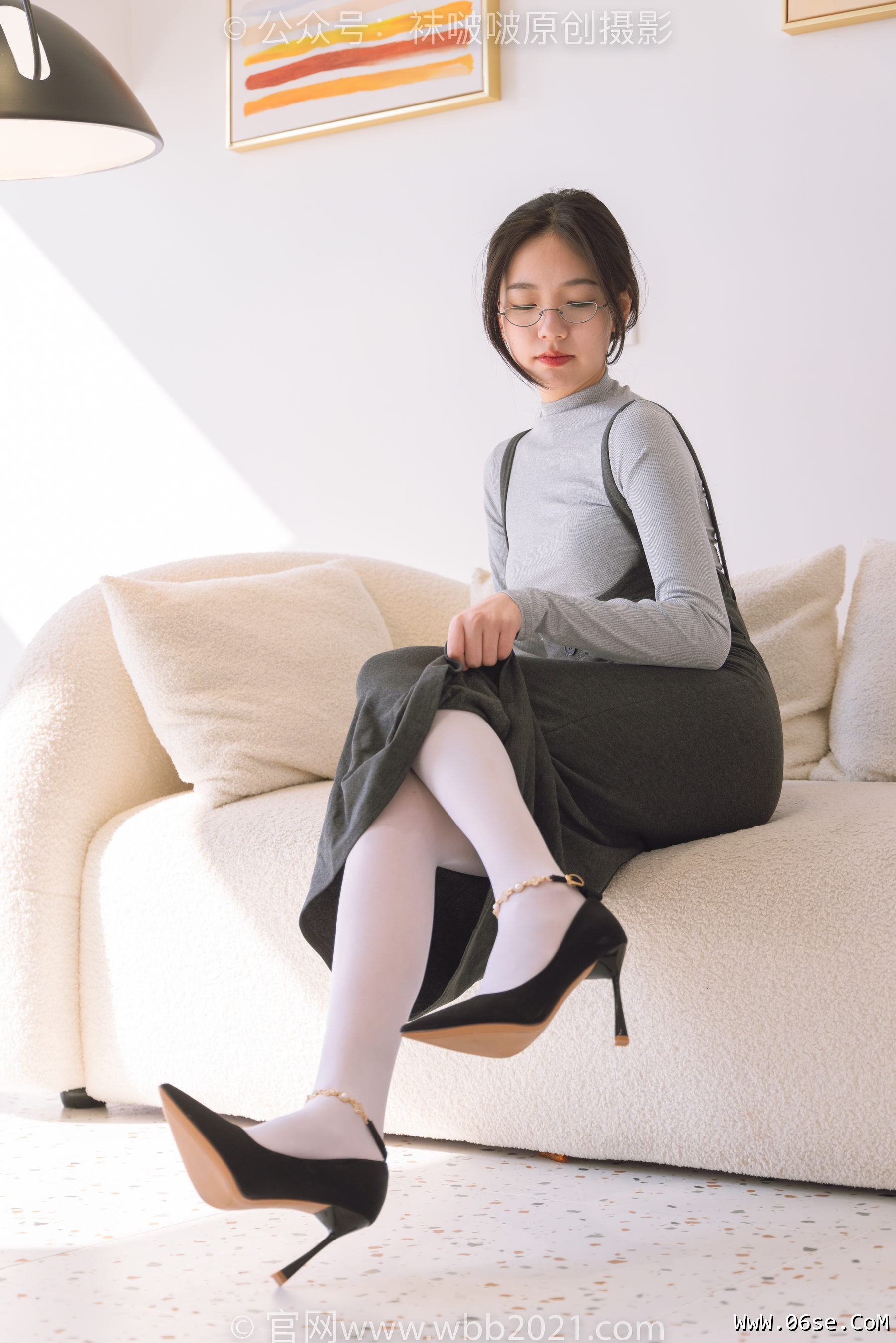 图片[61]-BoBoSocks袜啵啵 No.242 小甜豆-高跟鞋、厚白丝[140P]-六色网