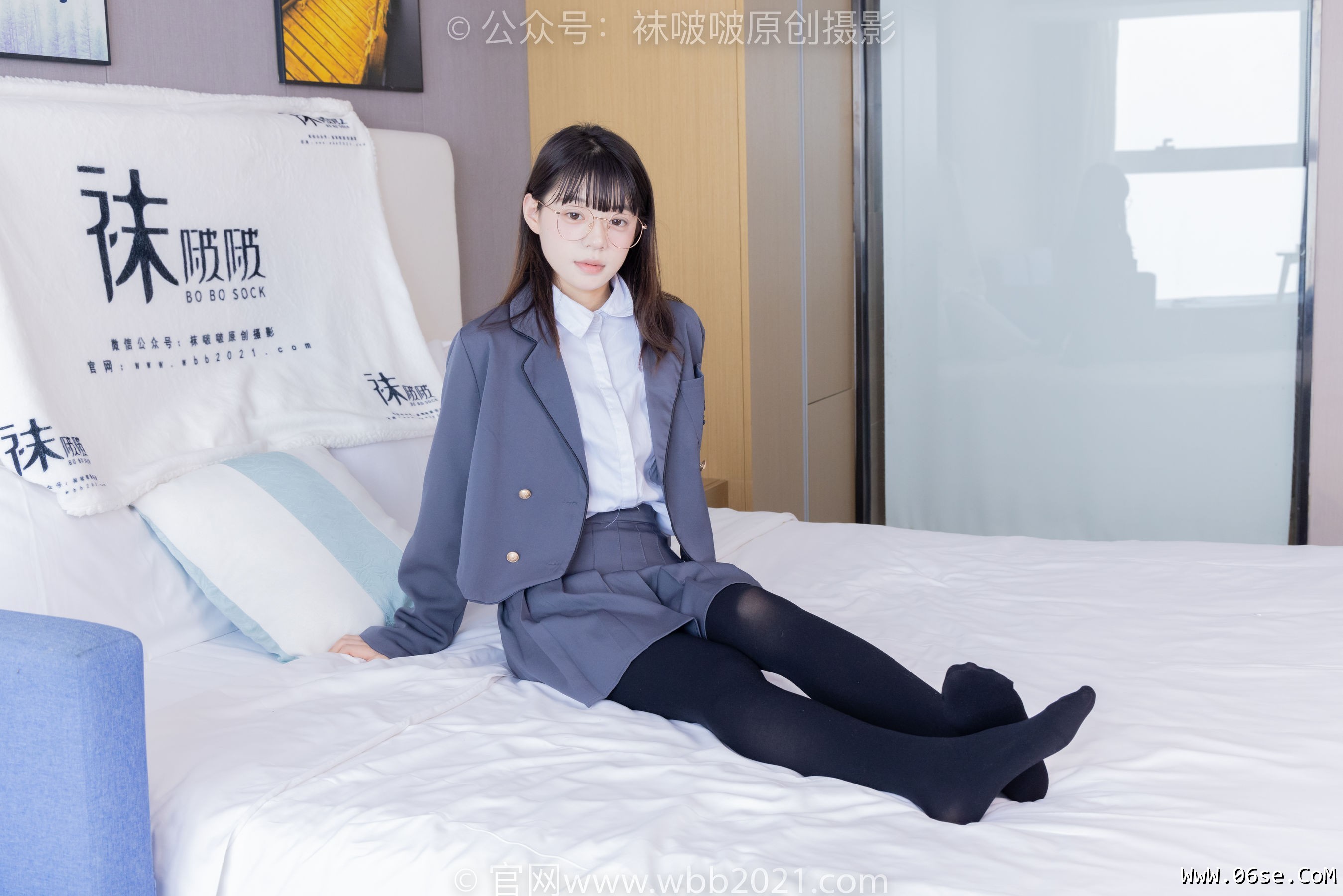 图片[129]-BoBoSocks袜啵啵 No.402 糯米 -皮鞋、厚黑丝、学院jk[140P]-六色网