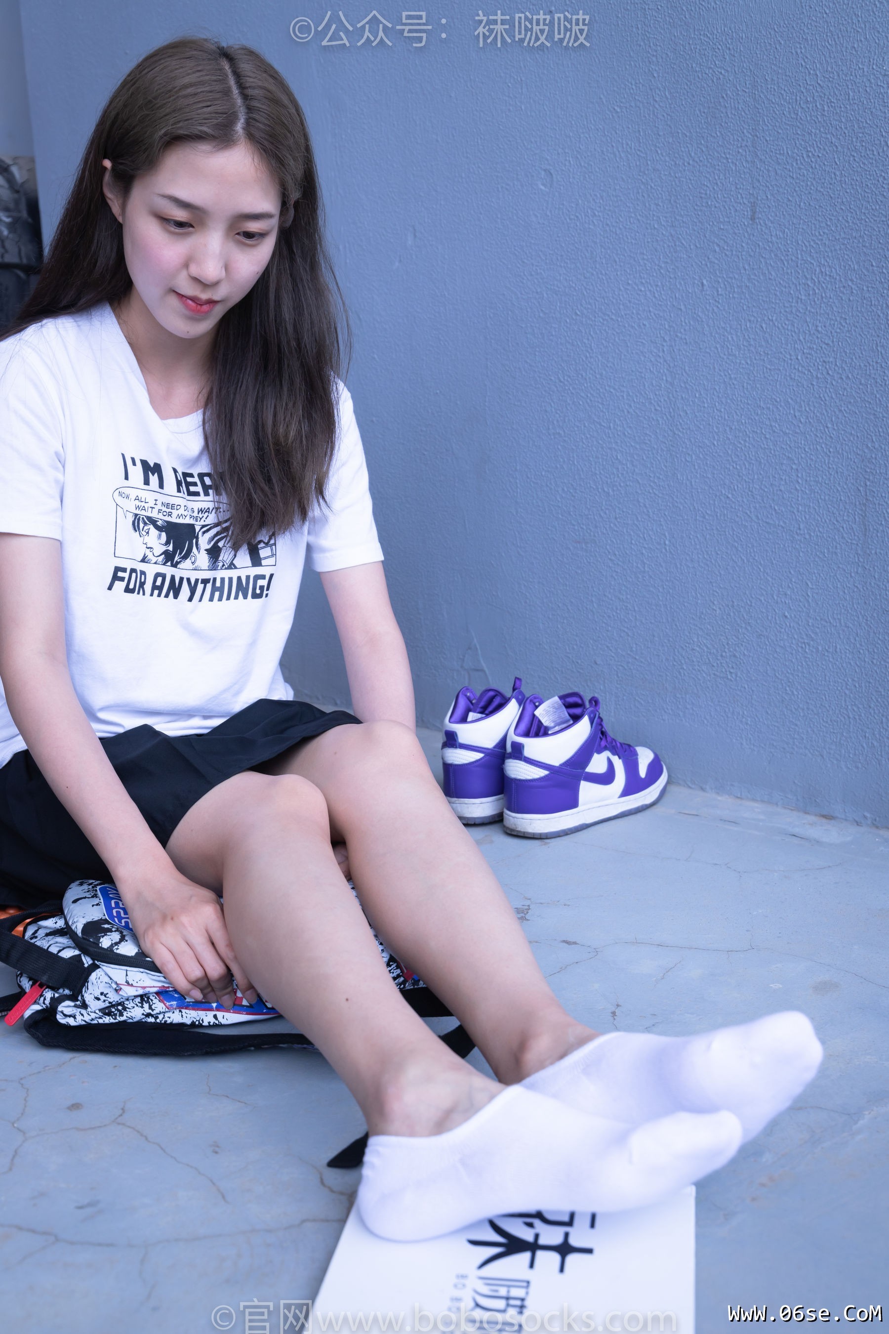 图片[63]-BoBoSocks袜啵啵 积分限定作品002 泡芙- AJ、白色棉质船袜、裸足[135P]-六色网