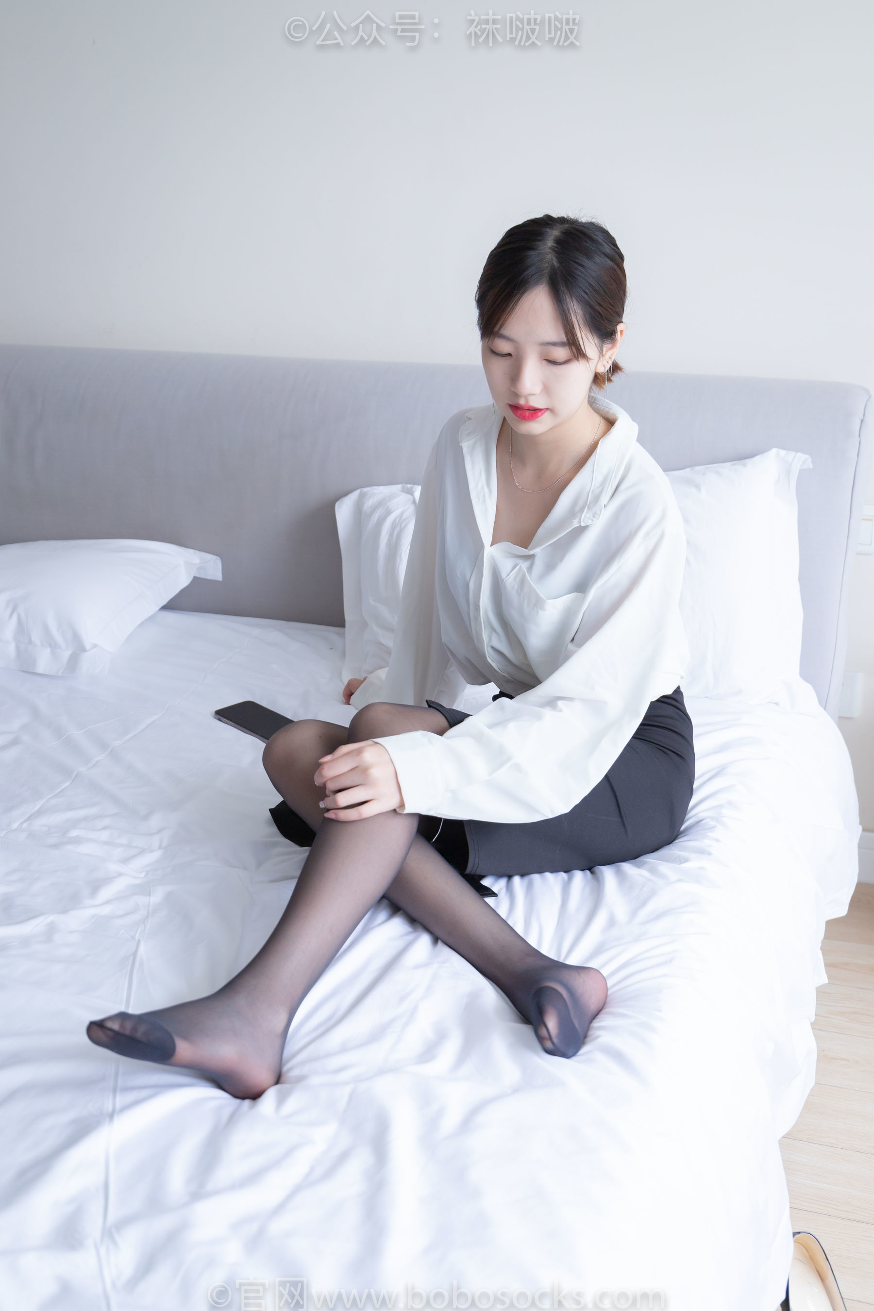 图片[96]-BoBoSocks袜啵啵 No.017 小甜豆-OL制服、高跟鞋、黑丝[131P]-六色网