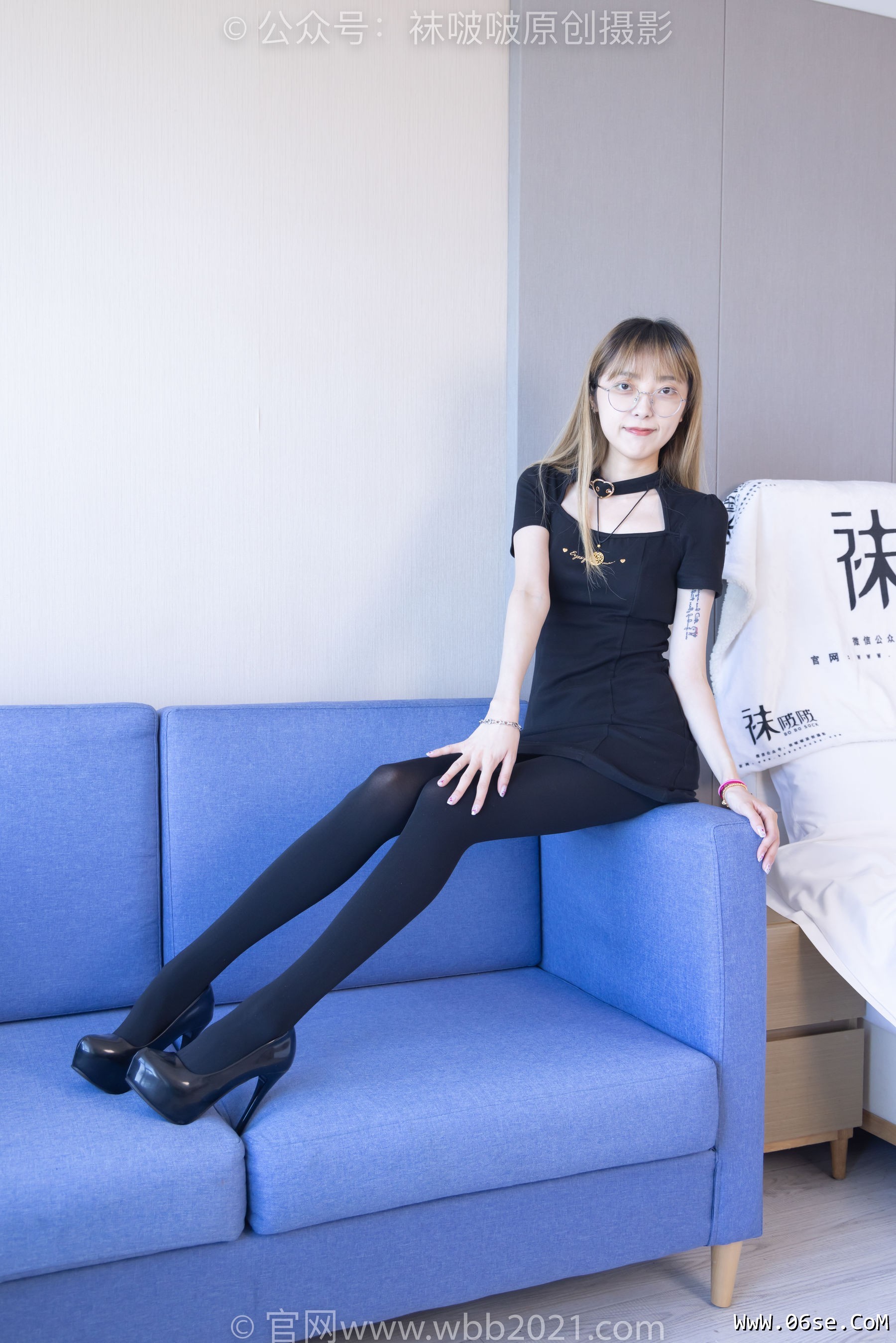 图片[149]-BoBoSocks袜啵啵 No.270 稚予 -高跟鞋、皮鞋、厚黑丝、黑色大腿棉袜[149P]-六色网