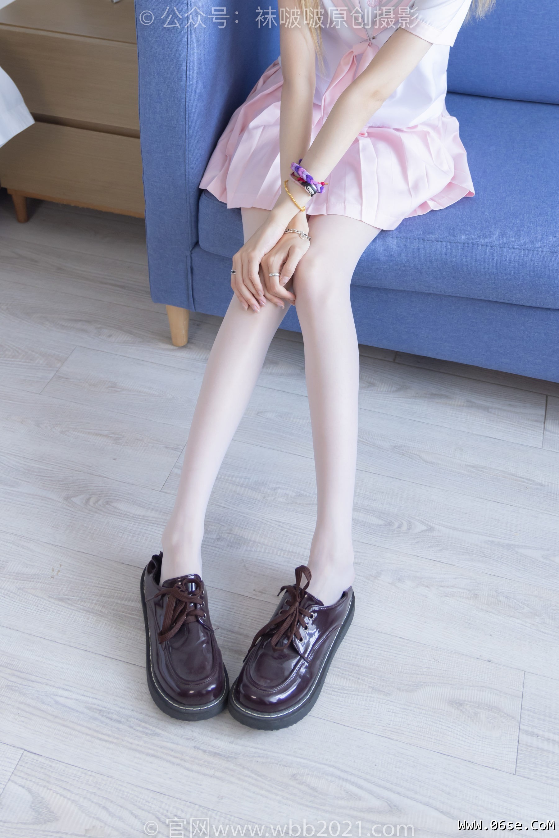 图片[73]-BoBoSocks袜啵啵 No.238 稚予-皮鞋、白丝、JK制服[153P]-六色网