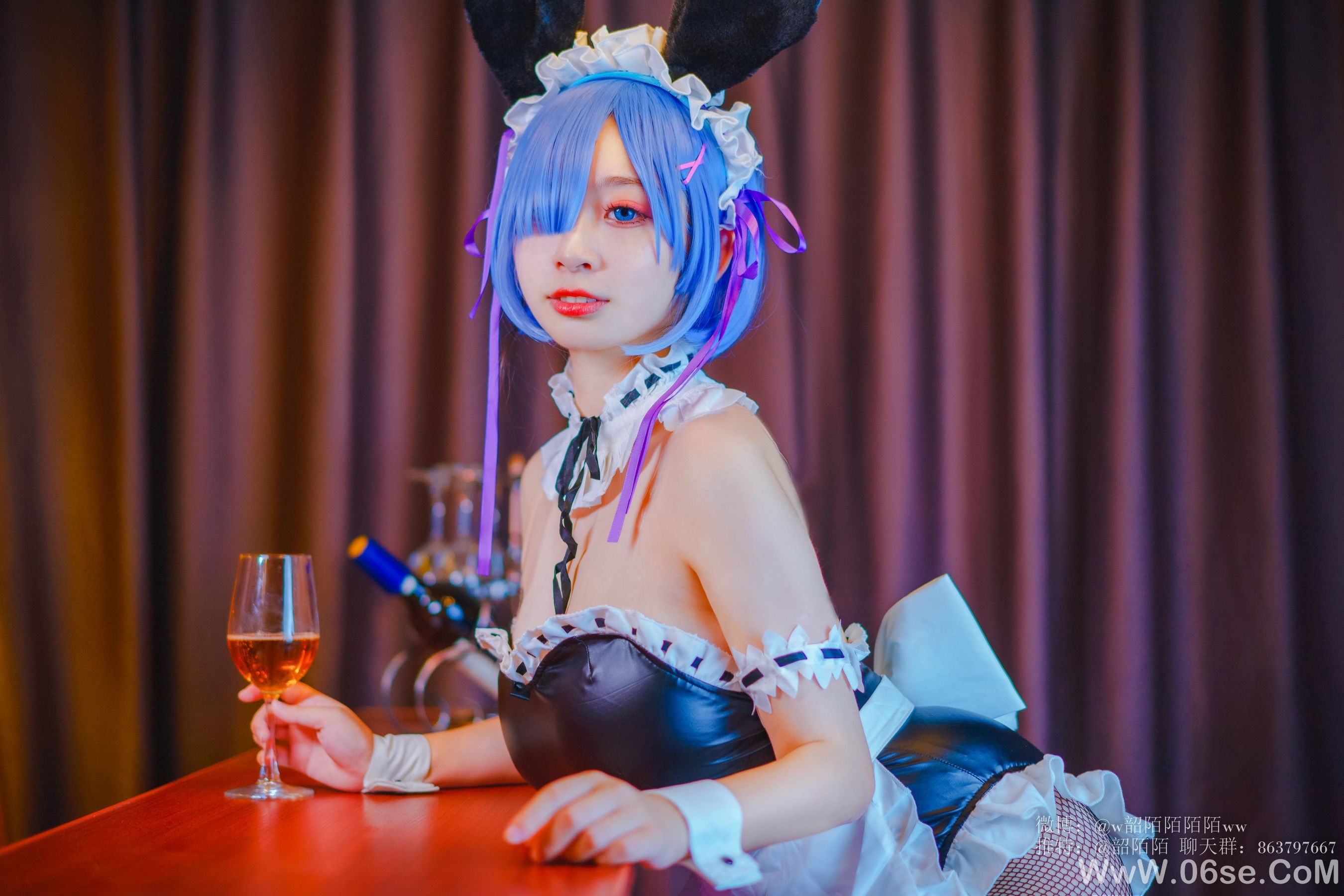 图片[12]-Cosplay美女韶陌陌 雷姆[33P]-六色网