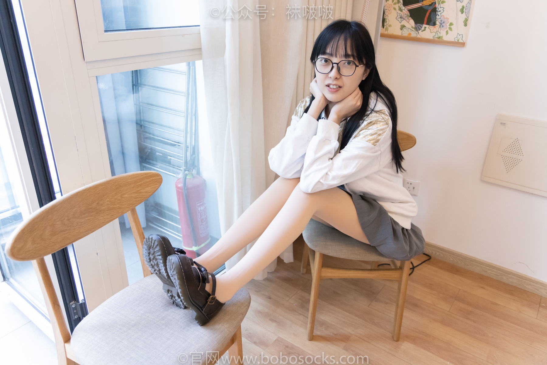 图片[41]-BoBoSocks袜啵啵 No.047 稚予-皮鞋、厚肉丝[131P]-六色网