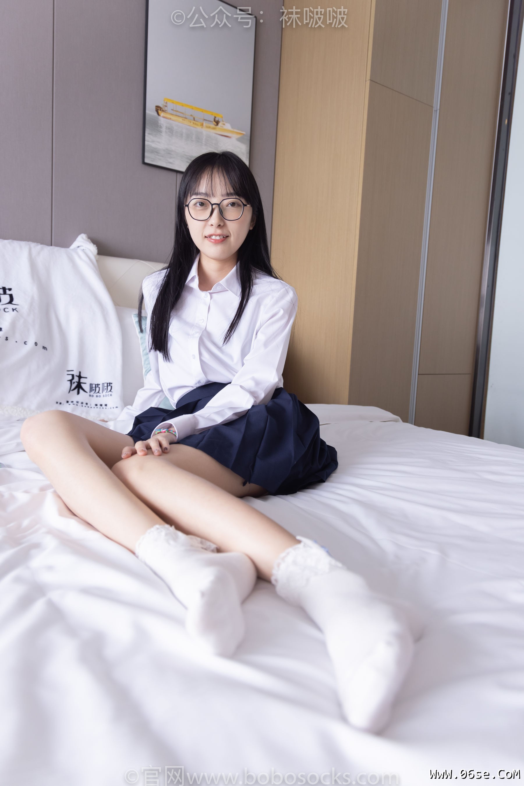 图片[63]-BoBoSocks袜啵啵 No.070 稚予-皮鞋、拖鞋、过膝袜、白棉袜[148P]-六色网