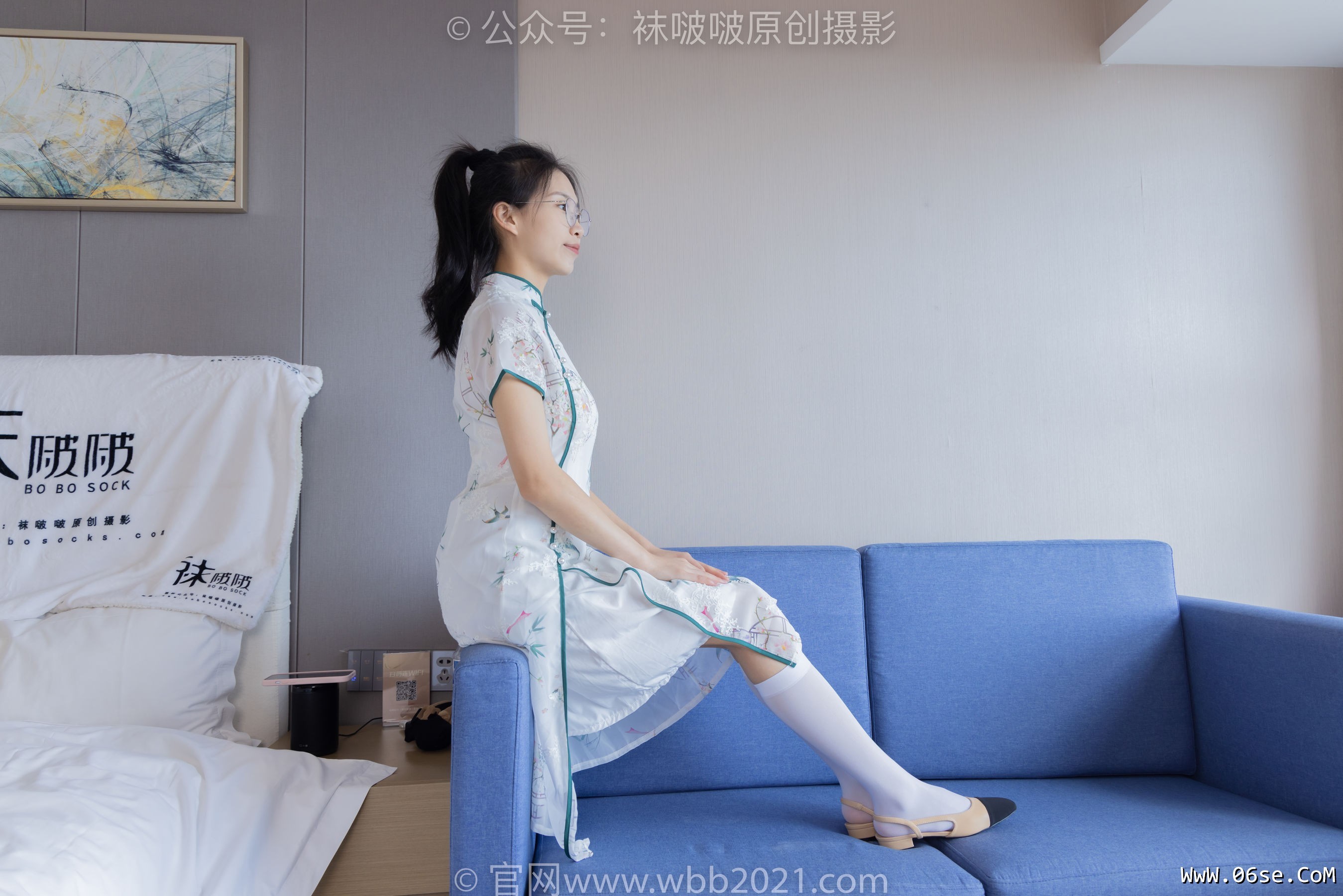 图片[56]-BoBoSocks袜啵啵 No.371 芝士 -平底鞋、高跟凉鞋、厚白丝小腿袜、短白丝[140P]-六色网