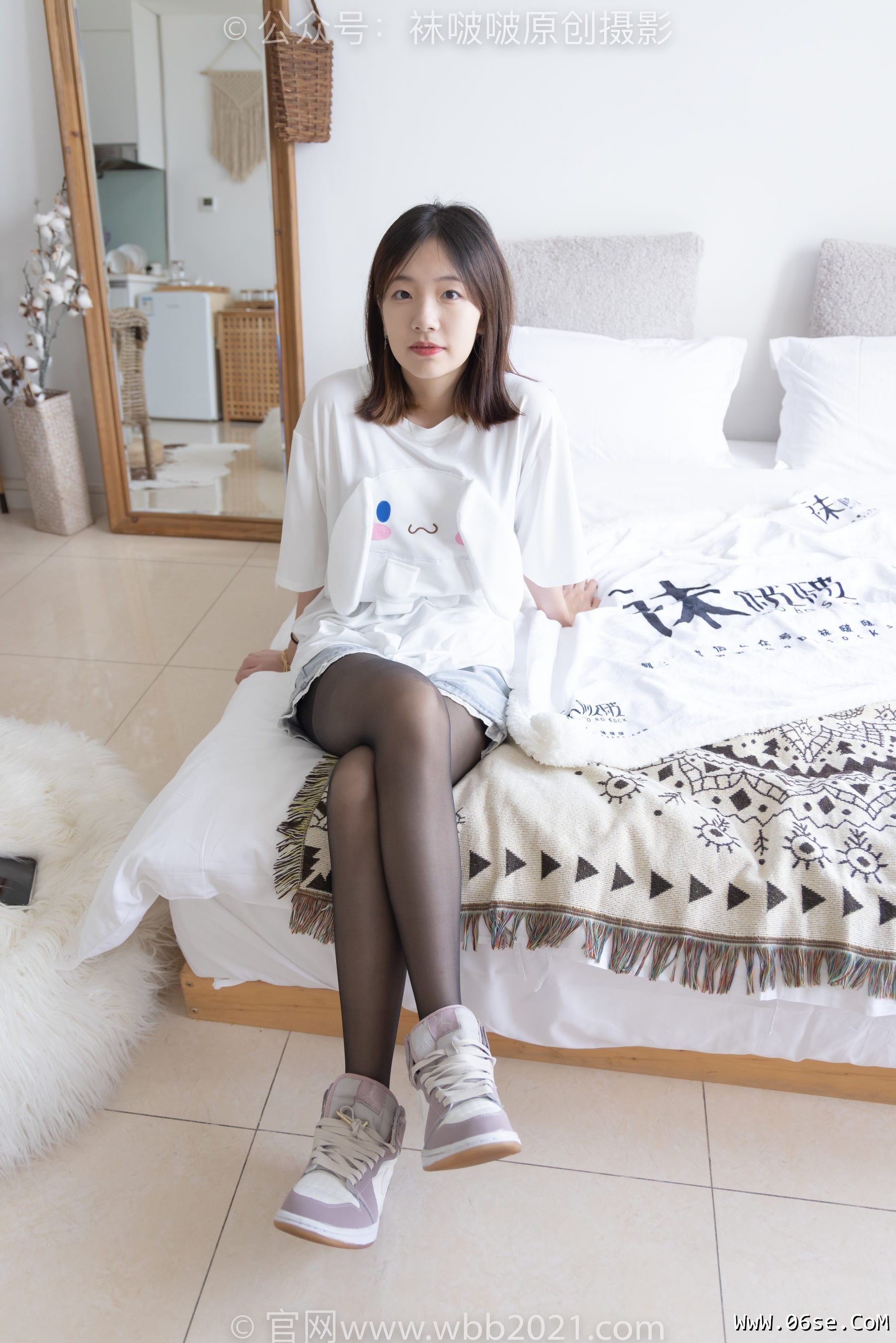 图片[67]-BoBoSocks袜啵啵 No.233 小甜豆-板鞋、黑丝[142P]-六色网