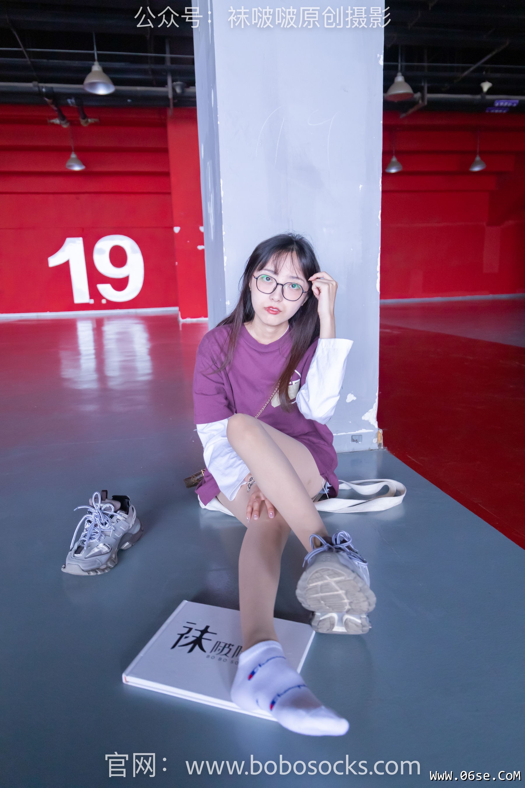 图片[55]-BoBoSocks袜啵啵 积分限定作品010 稚予-巴黎世家运动鞋、白棉袜、肉丝[144P]-六色网