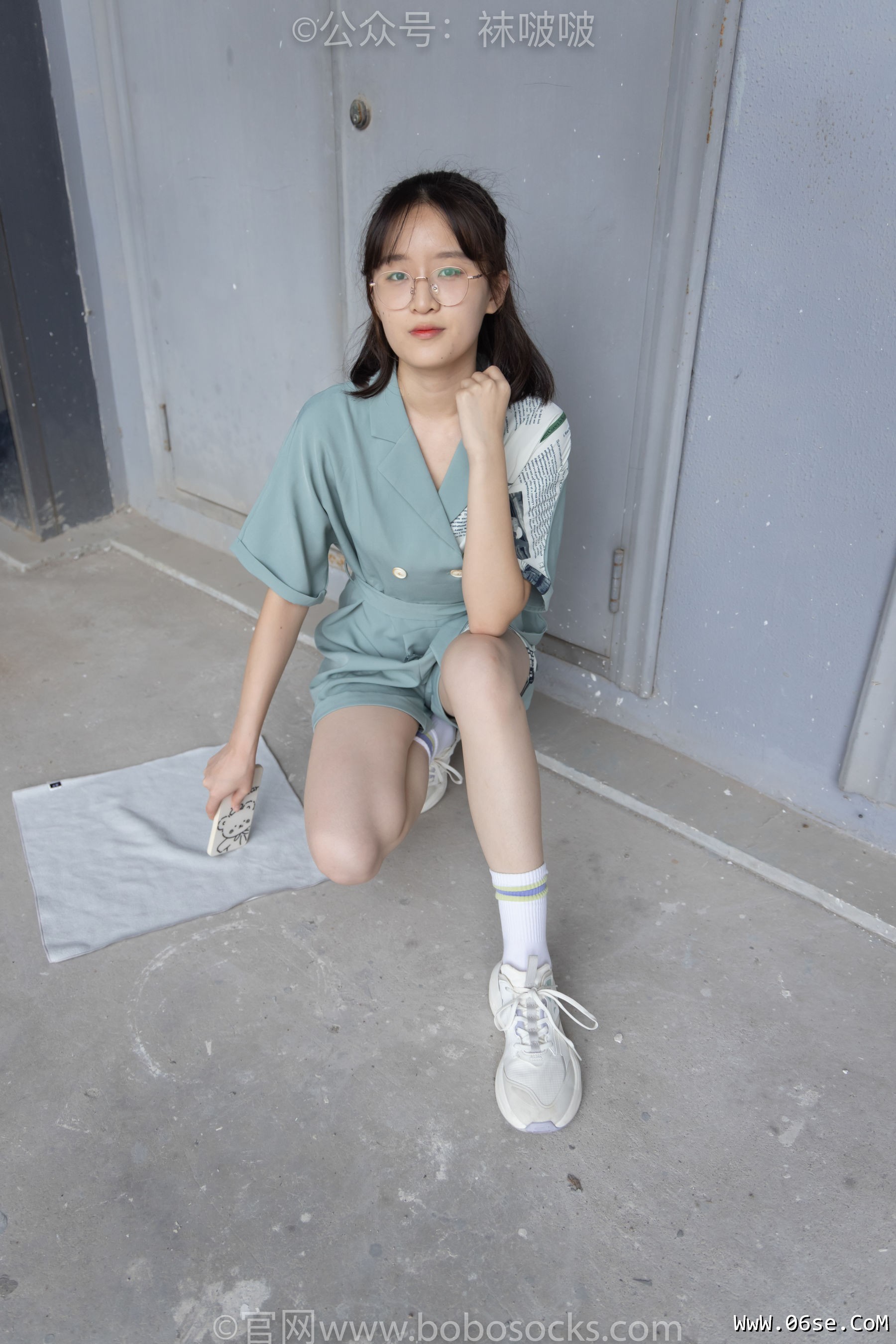 图片[21]-BoBoSocks袜啵啵 No.025 熊熊-安踏运动鞋、白色棉袜、裸足[146P]-六色网
