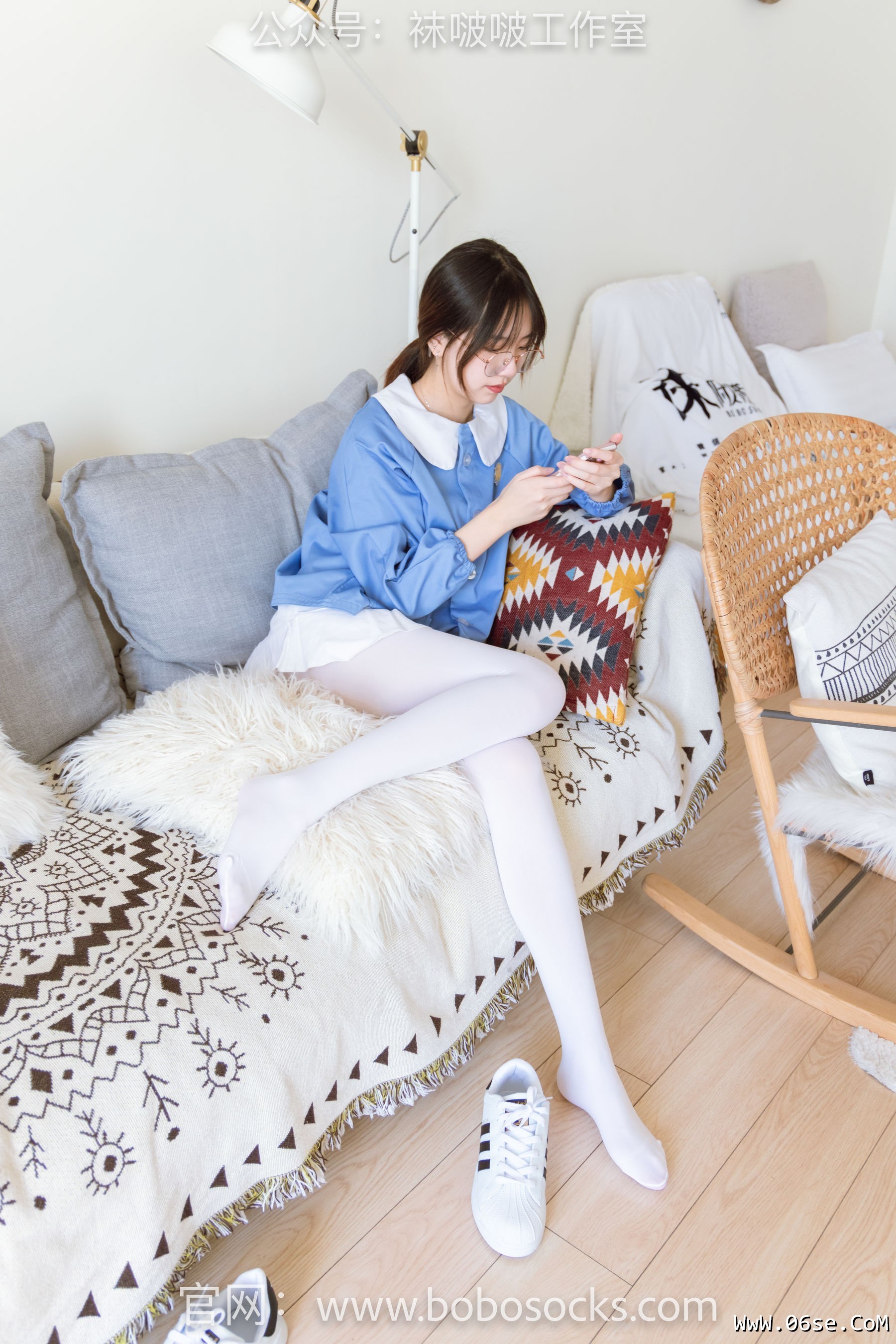 图片[83]-BoBoSocks袜啵啵 No.093 小甜豆-贝壳头、厚白丝[132P]-六色网