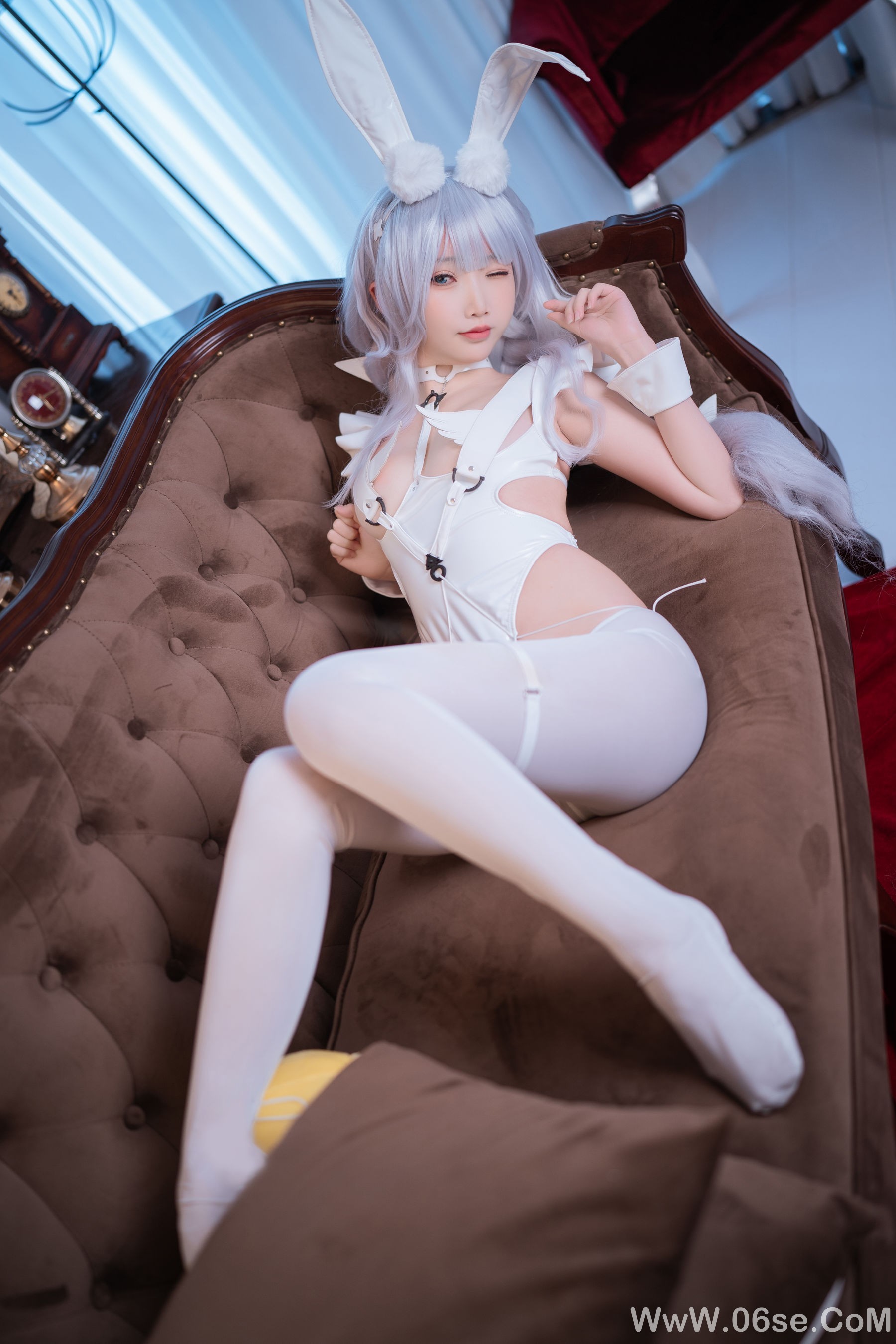 图片[13]-可爱人气Coser 面饼仙儿 – 碧蓝航线 恶毒兔女郎[16P]-六色网