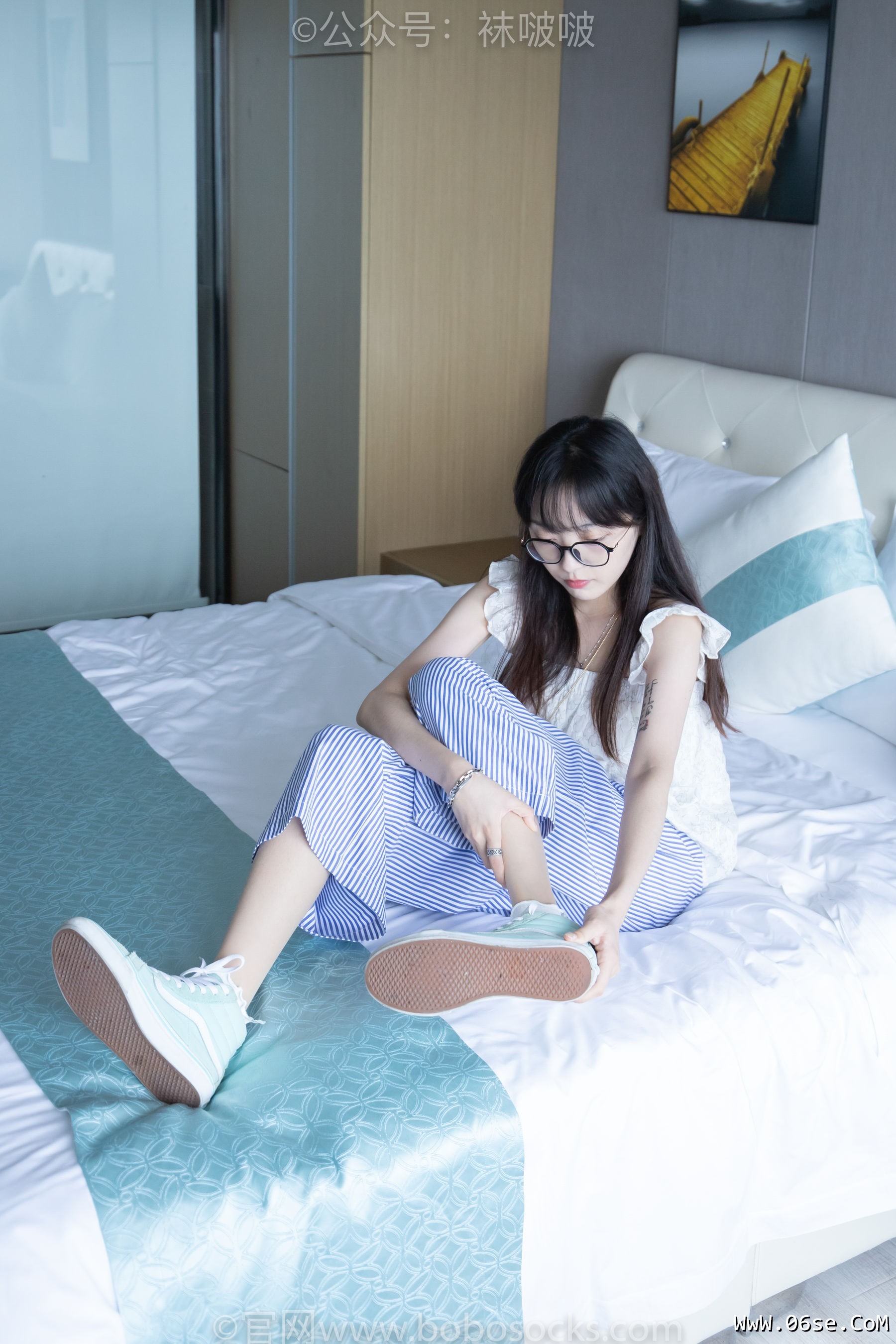 图片[39]-BoBoSocks袜啵啵 No.027 稚予- vans、白色棉袜、肉丝[136P]-六色网