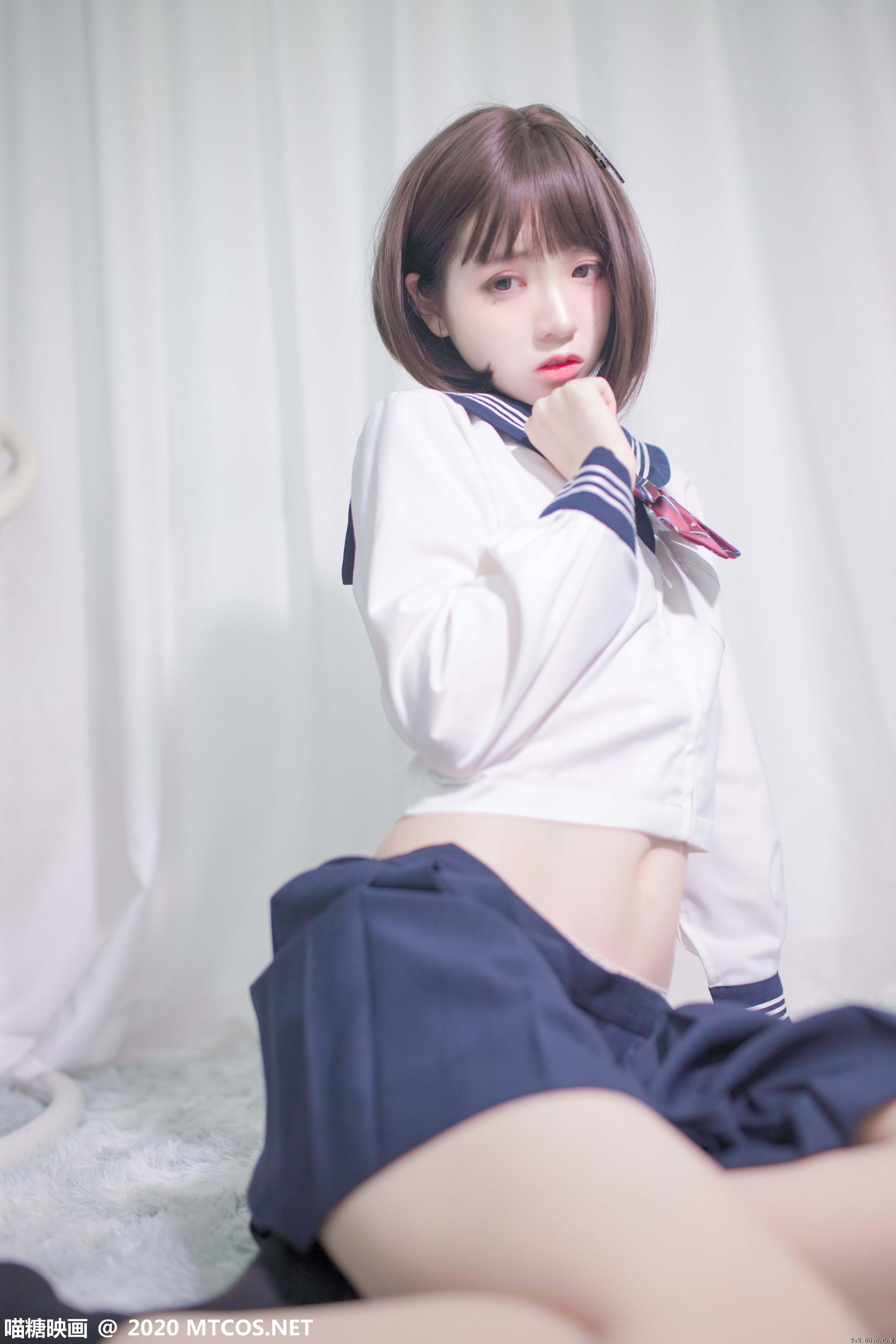 图片[14]-喵糖映画 VOL.349 居家JK制服[20P／385MB]-六色网