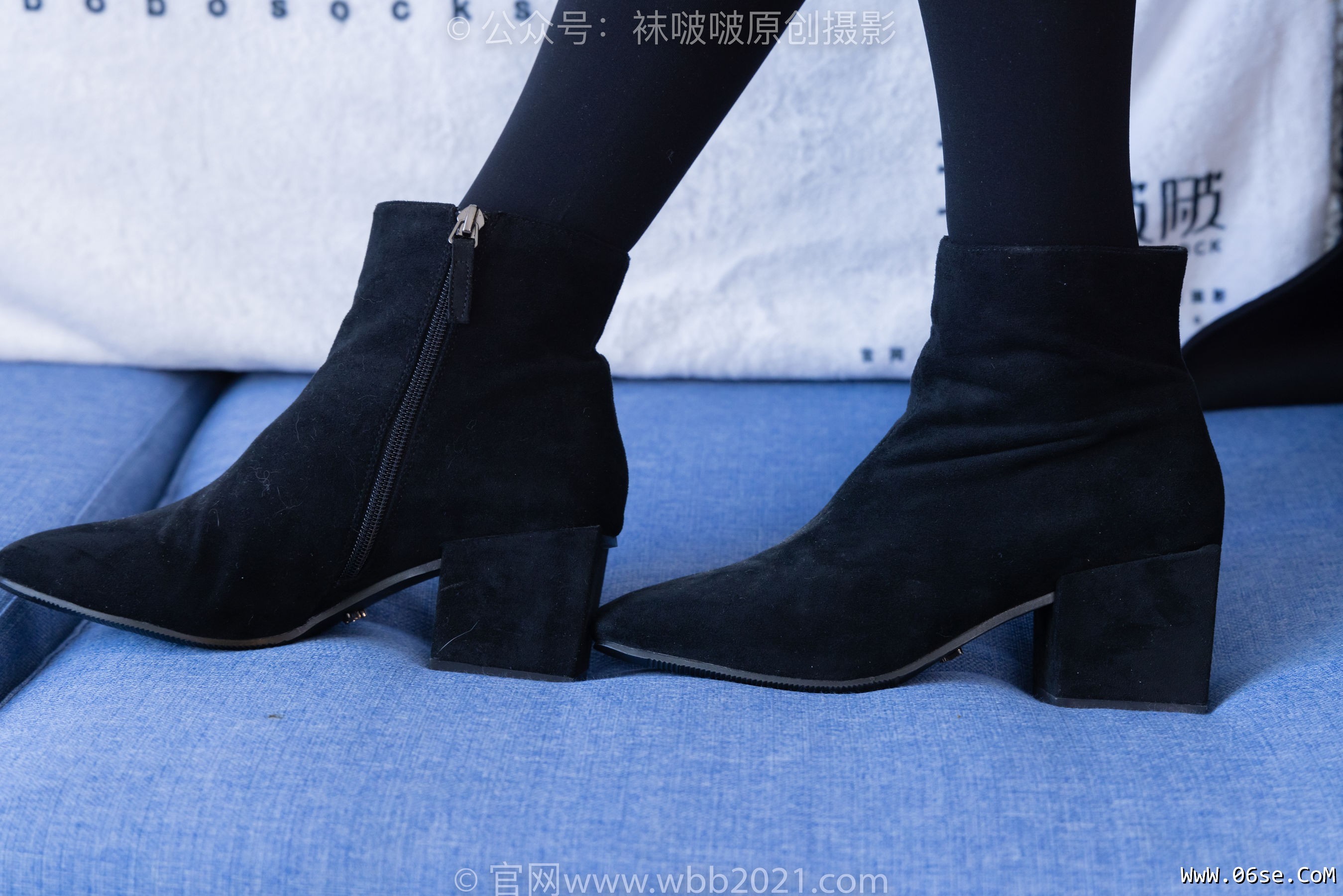图片[59]-BoBoSocks袜啵啵 No.365 芝士 -短靴、平底鞋、厚黑丝、厚灰丝[140P]-六色网