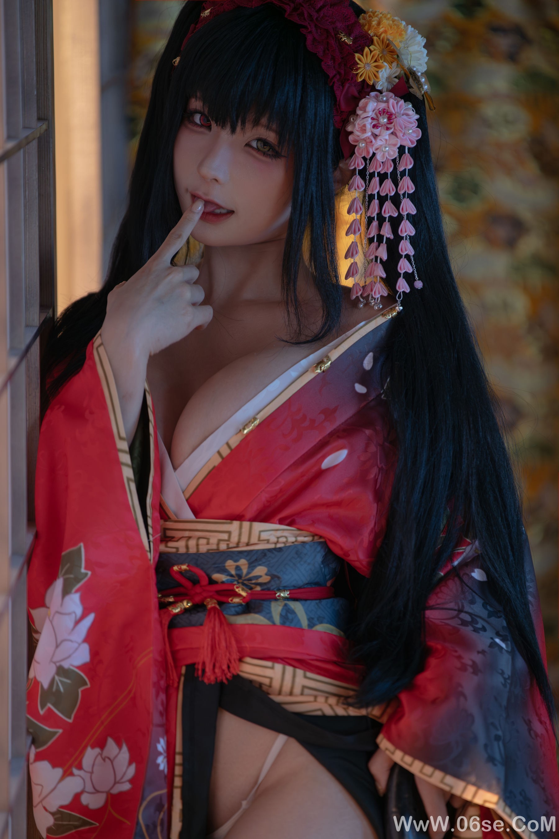 图片[7]-动漫博主蠢沫沫 – 狂三和服[147P]-六色网