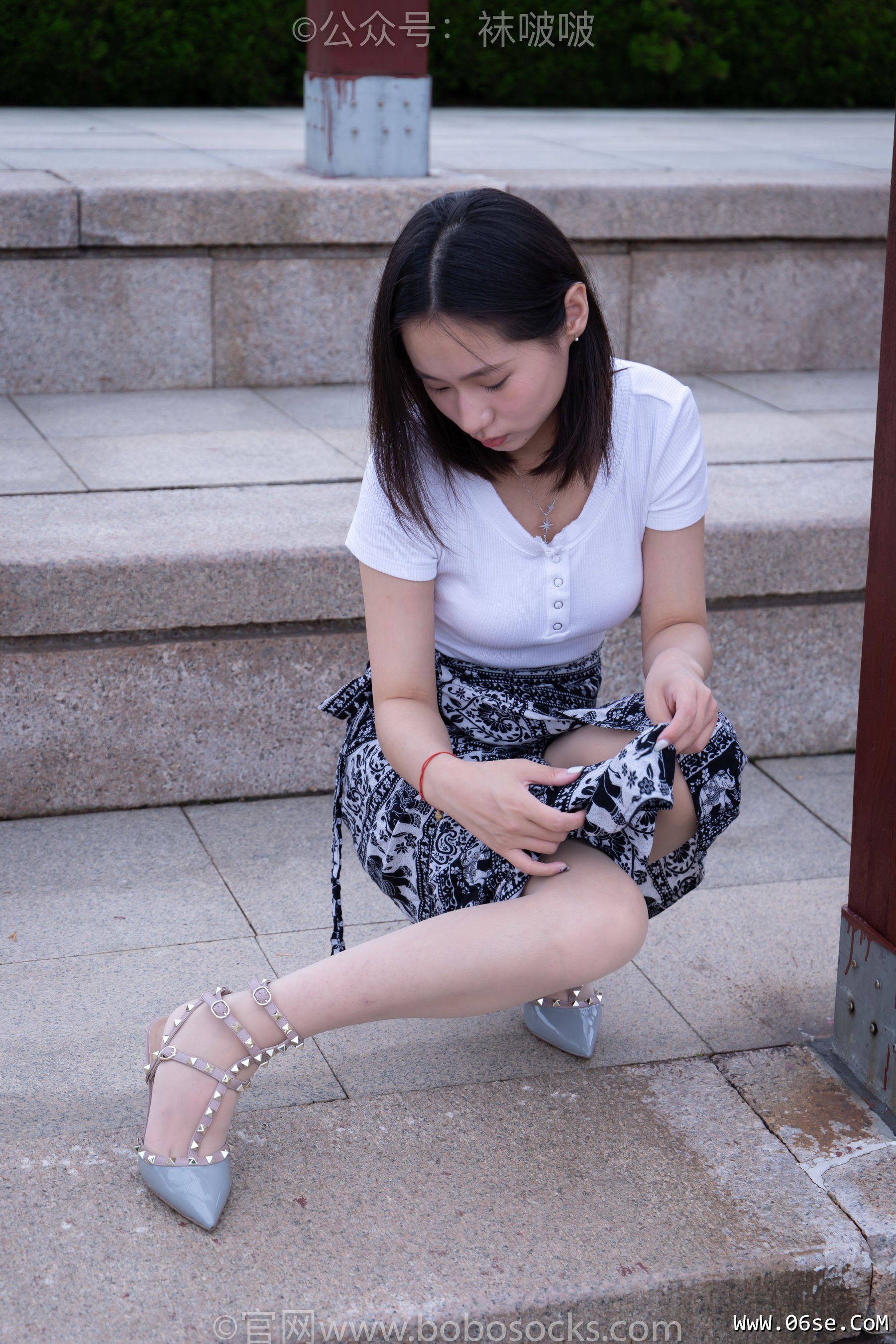 图片[13]-BoBoSocks袜啵啵 No.014 思思-华伦天奴高跟鞋、肉丝[140P]-六色网
