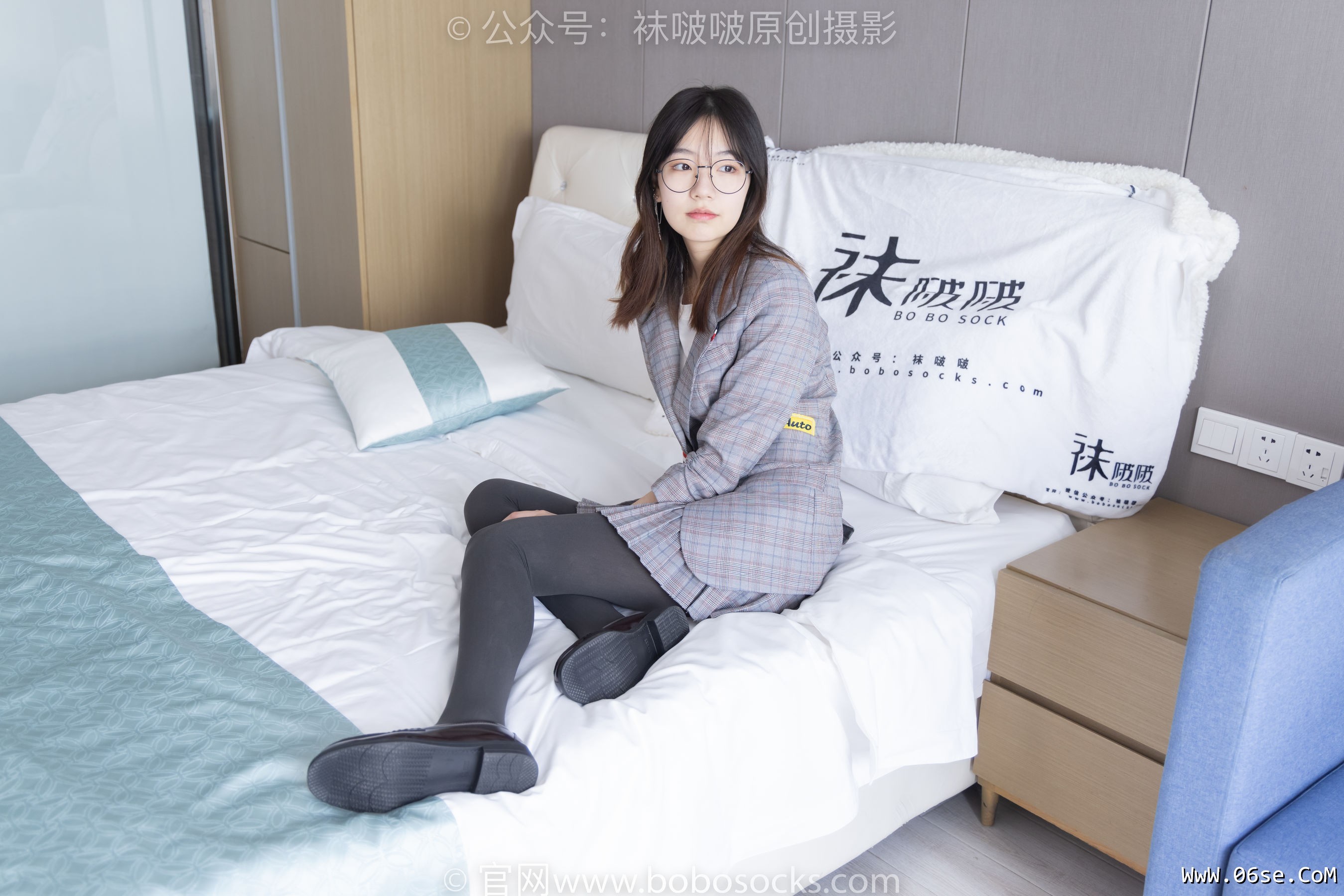 图片[69]-BoBoSocks袜啵啵 No.210 小甜豆 -皮鞋、厚灰丝、ol装[140P]-六色网