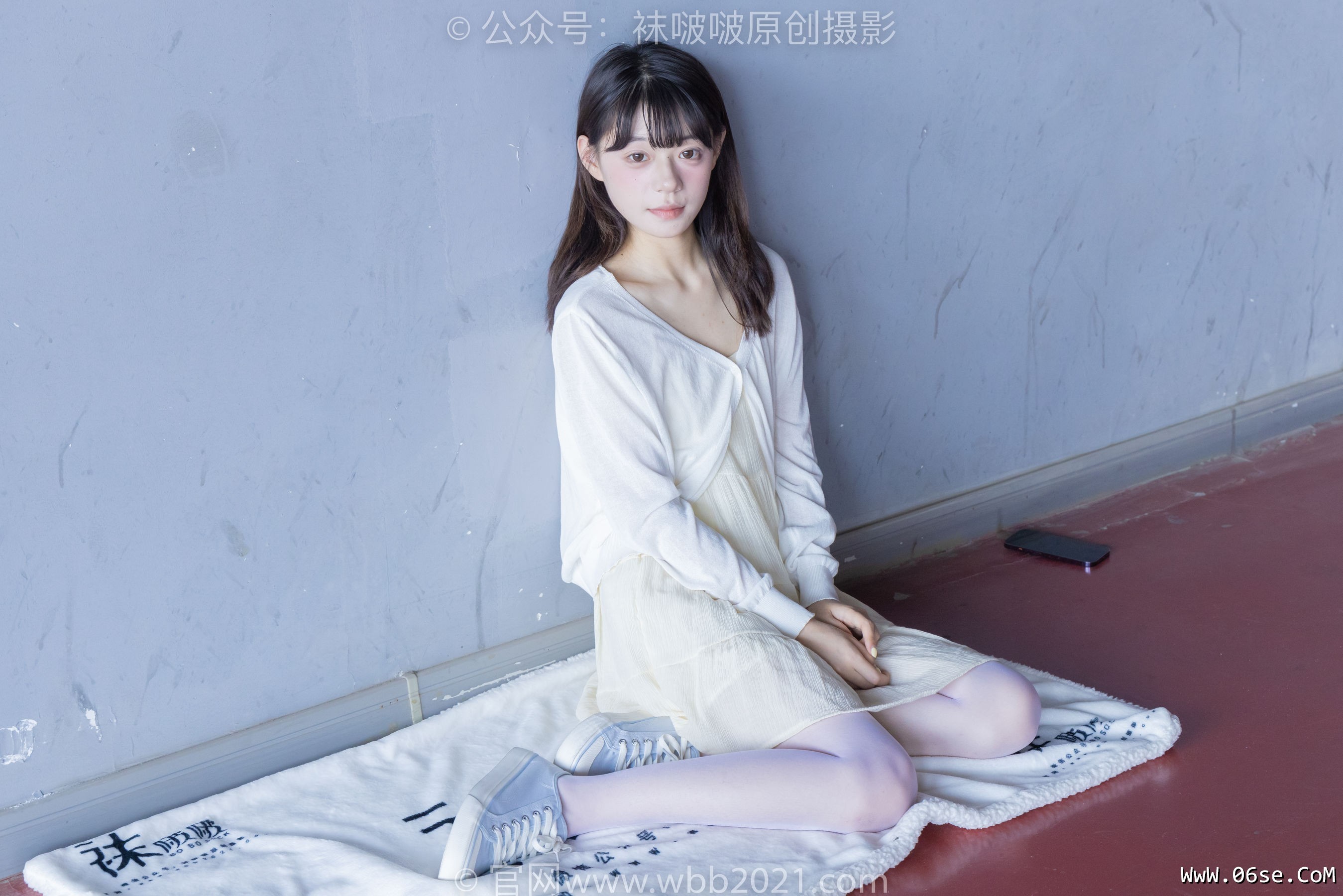 图片[79]-BoBoSocks袜啵啵 No.395 糯米 -板鞋、白丝[145P]-六色网