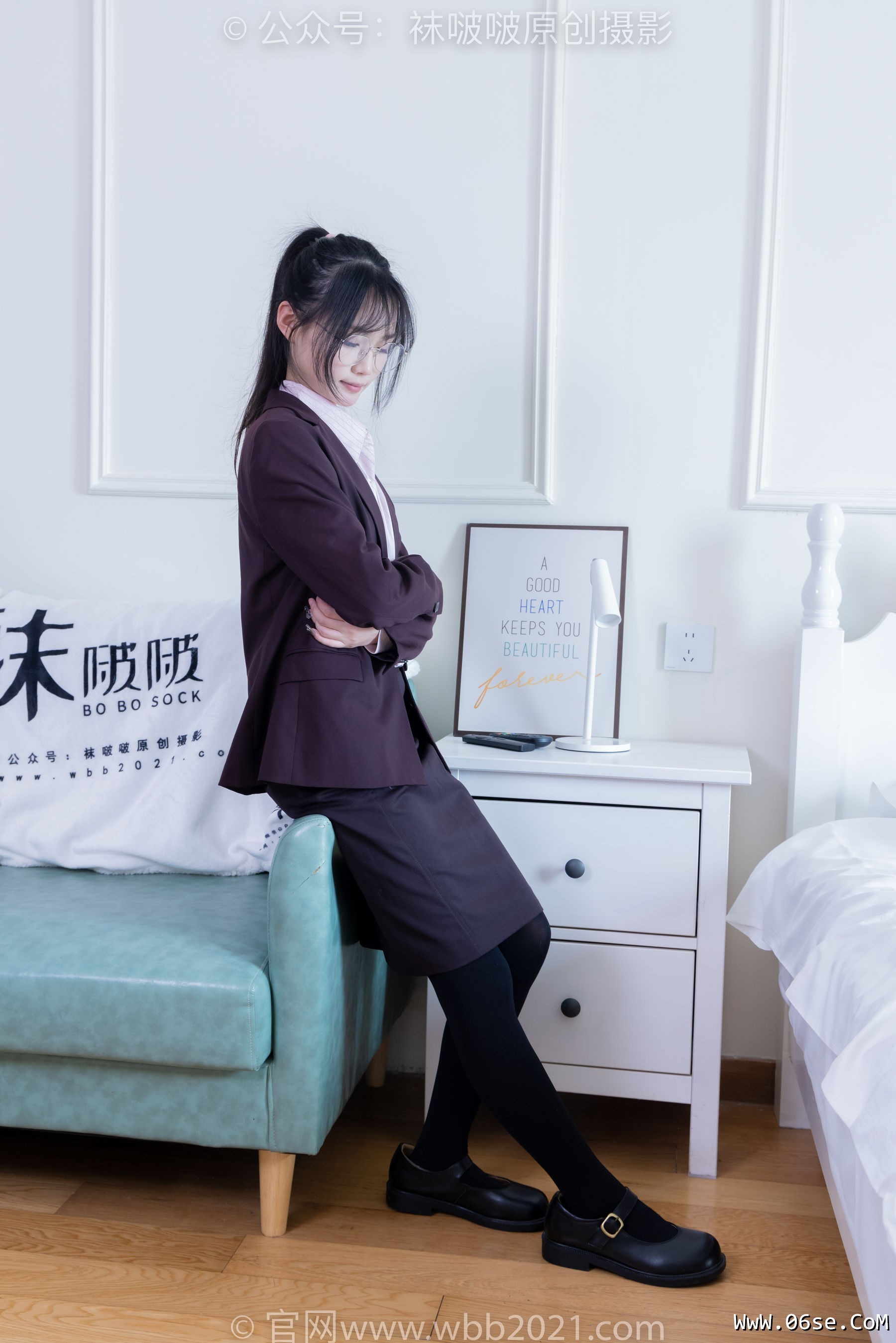 图片[45]-BoBoSocks袜啵啵 No.362 甜甜圈 -两双皮鞋、厚肉丝、厚黑丝、ol制服[230P]-六色网