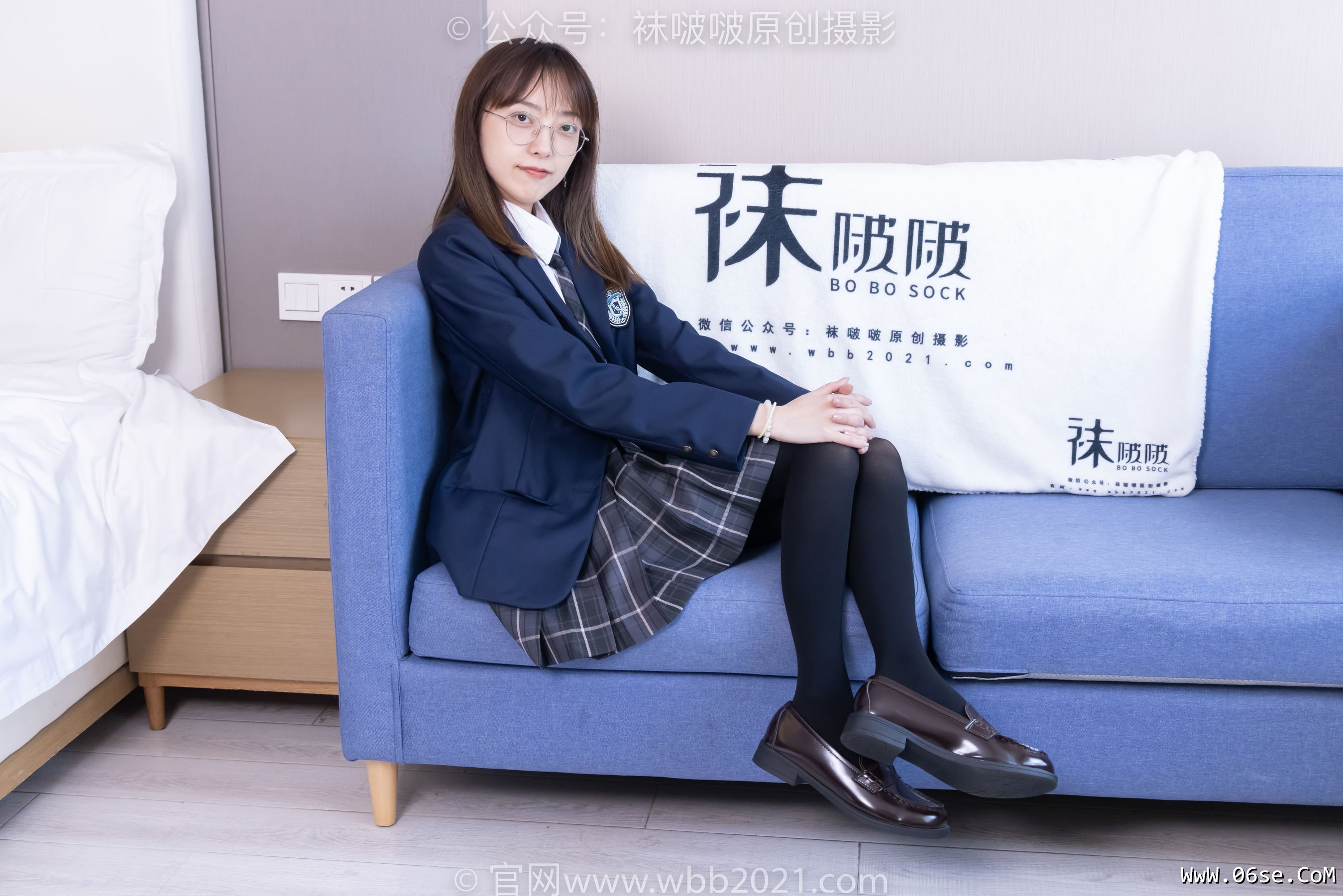 图片[116]-BoBoSocks袜啵啵 No.432 稚予 -皮鞋、厚黑丝、jk制服[184P]-六色网