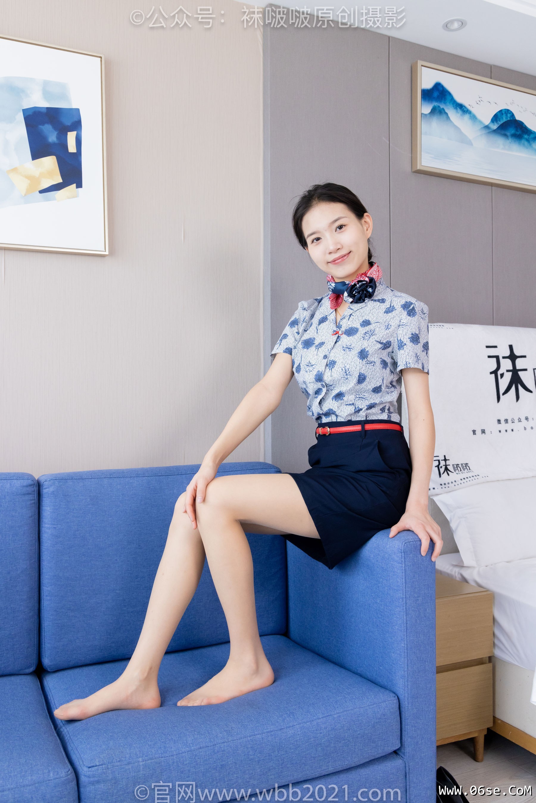 图片[77]-BoBoSocks袜啵啵 No.334 芝士 -东航制服、两双高跟鞋、薄肉丝、薄灰丝[141P]-六色网