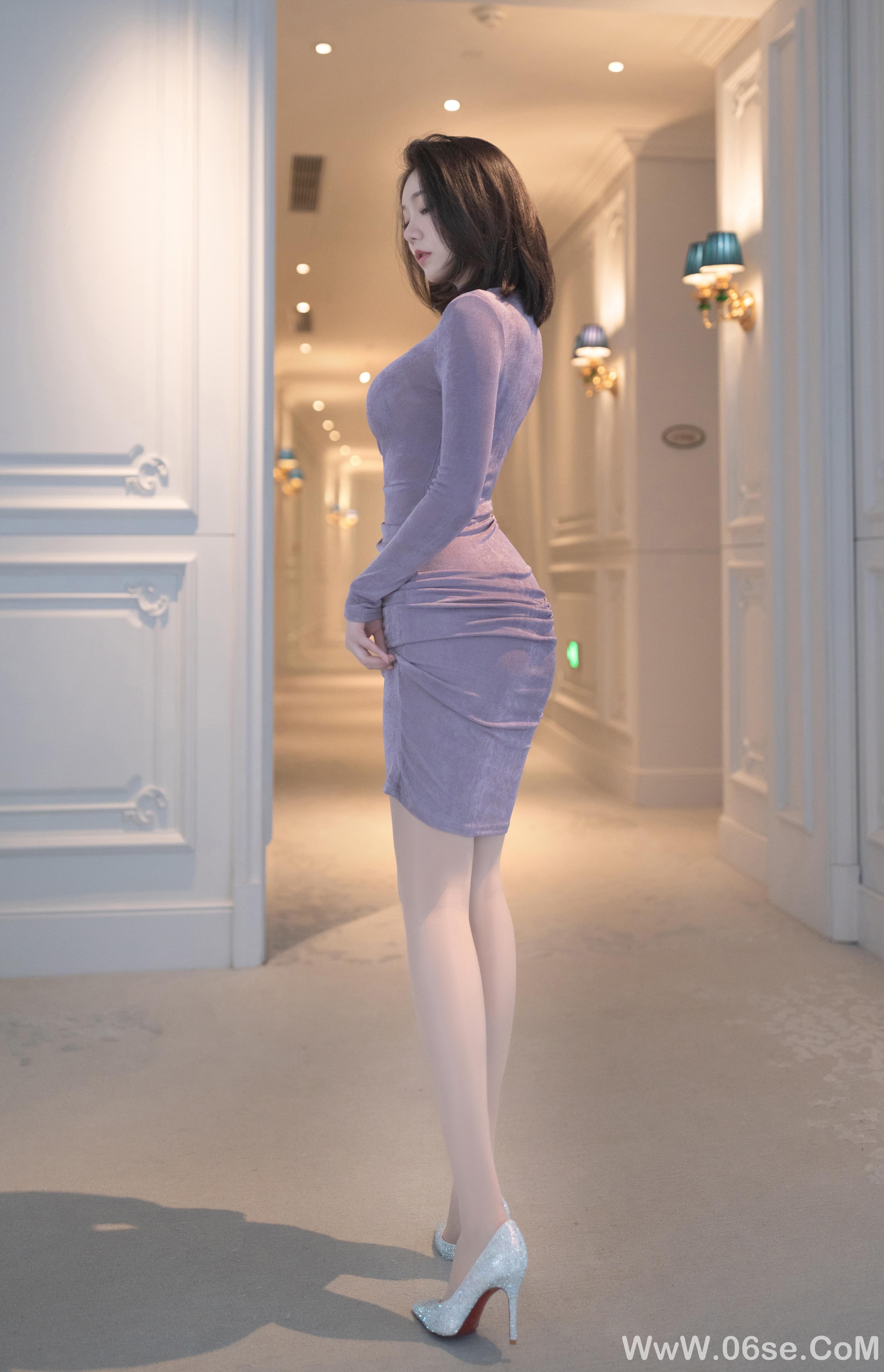 图片[79]-安然anran – 紫色裙子[90P]-六色网