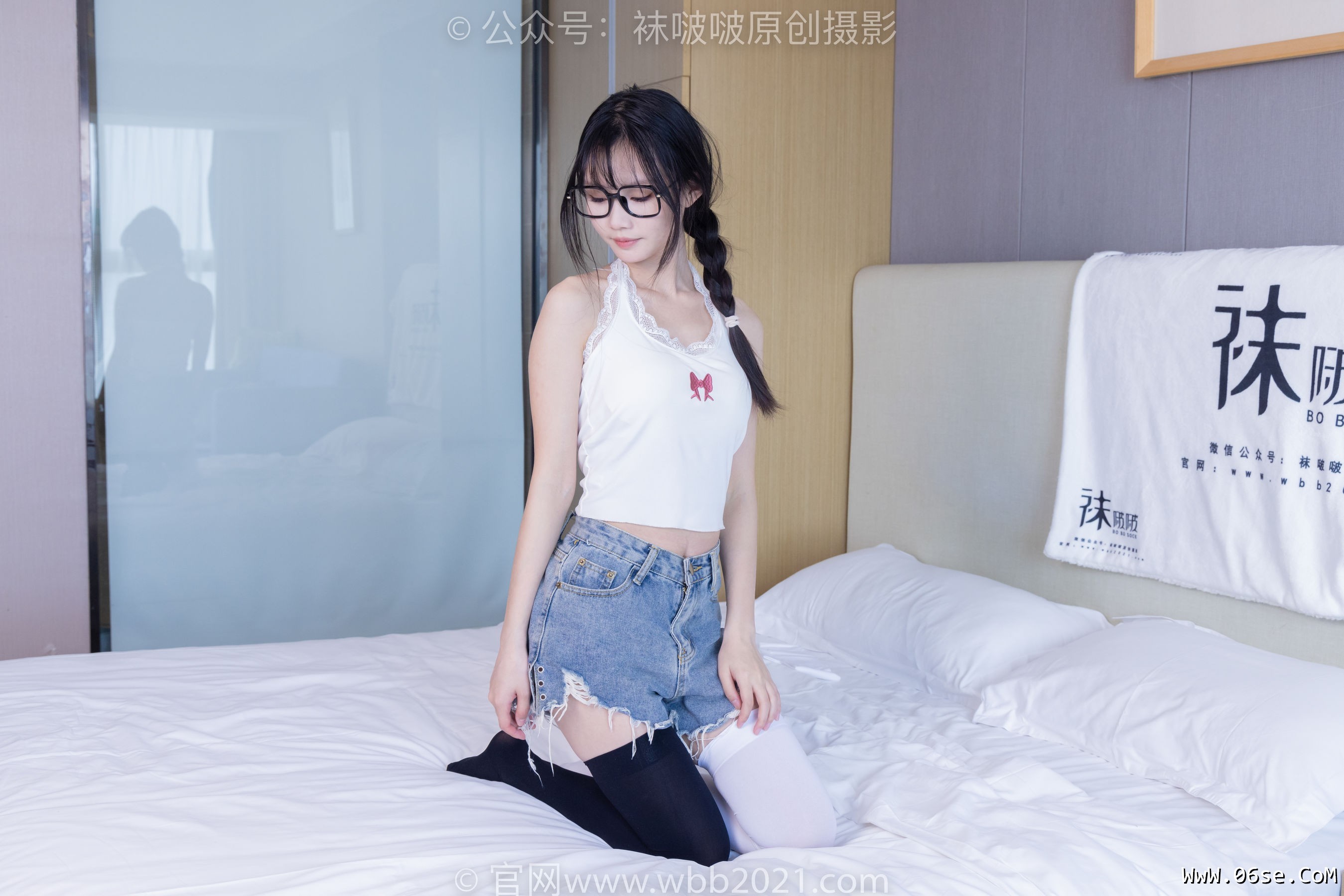 图片[97]-BoBoSocks袜啵啵 No.390 甜甜圈 -板鞋、厚黑丝大腿袜、厚白丝大腿袜[148P]-六色网