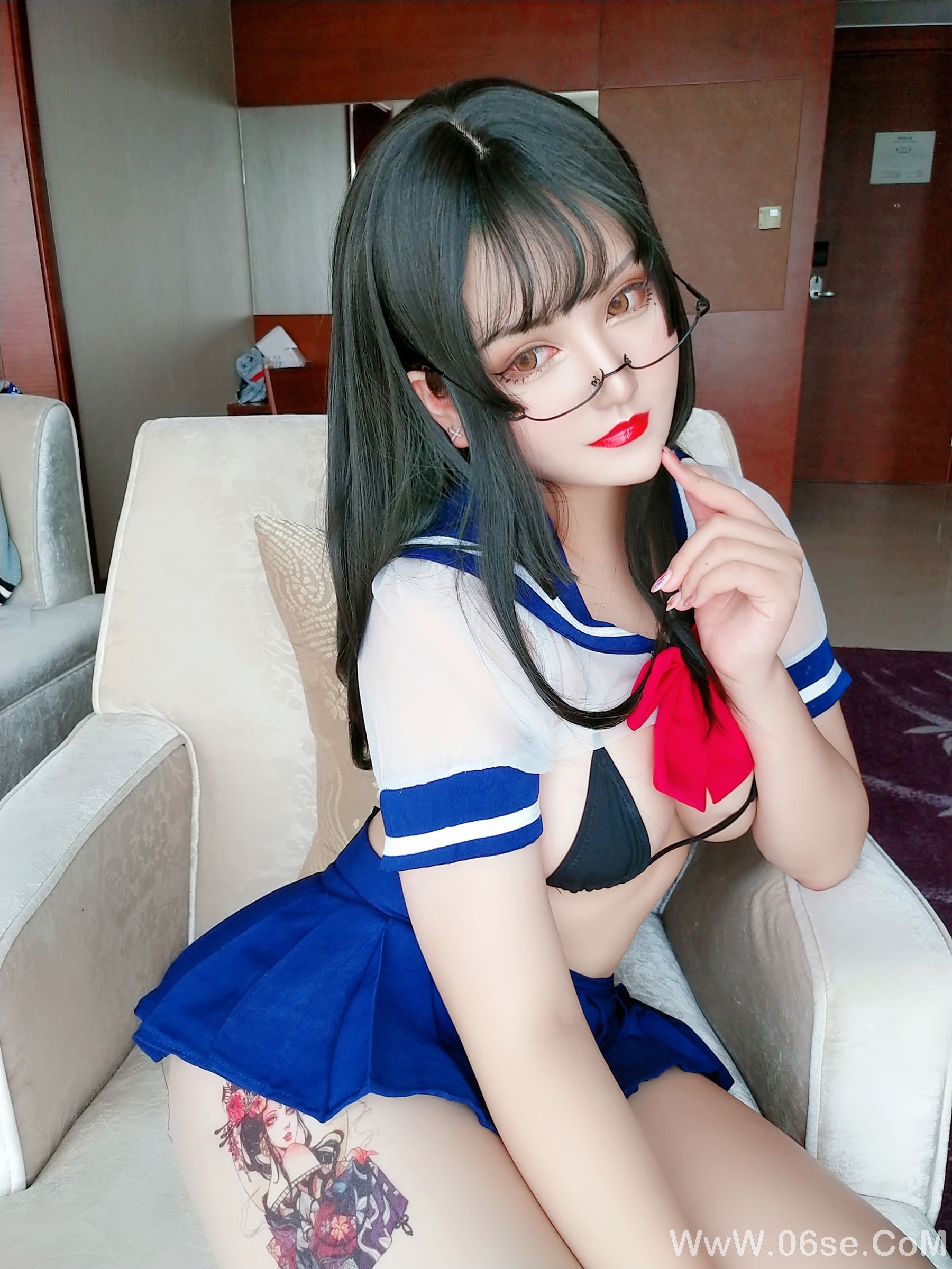 图片[13]-夏鸽鸽不想起床 透明jk[36P]-六色网