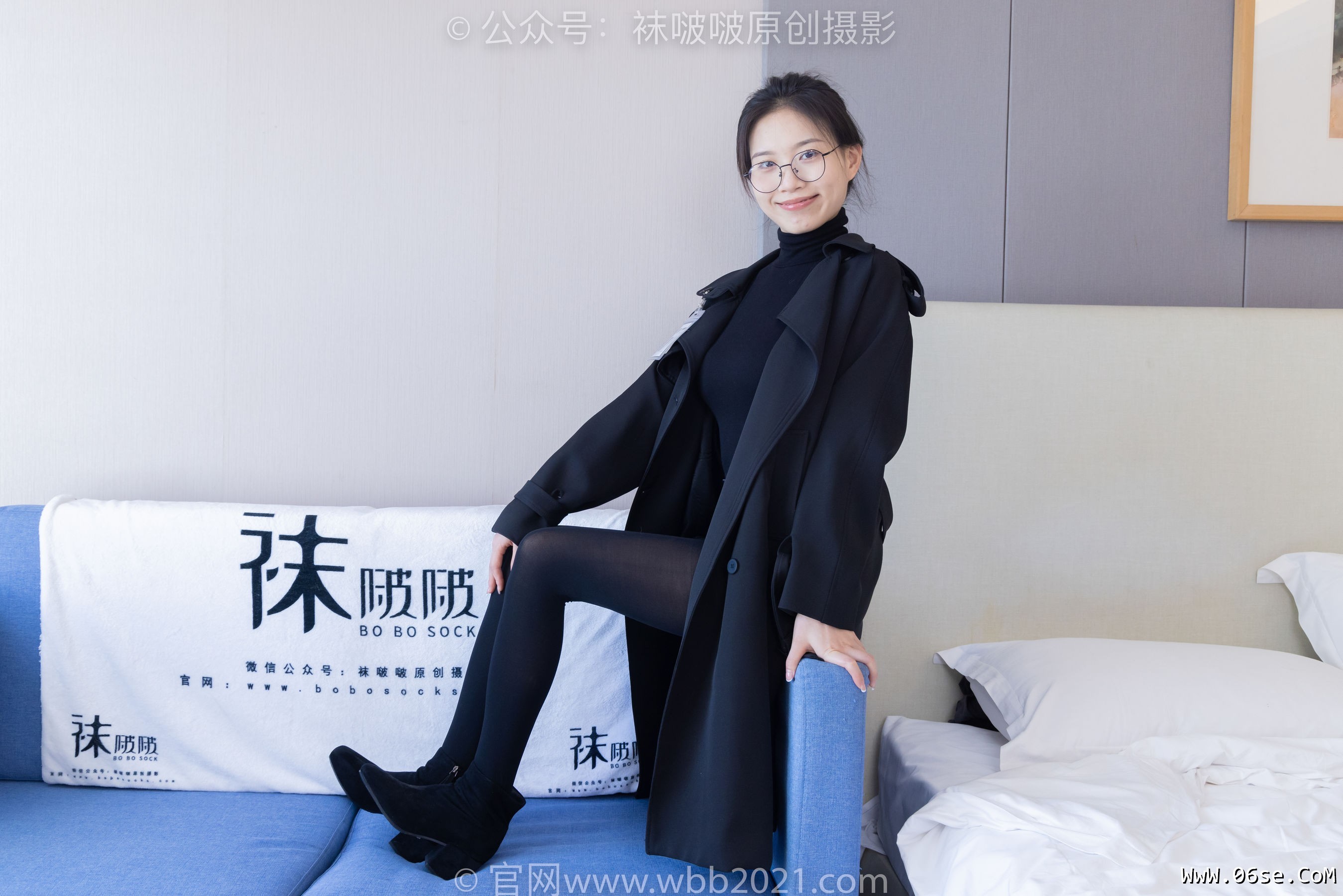 图片[35]-BoBoSocks袜啵啵 No.365 芝士 -短靴、平底鞋、厚黑丝、厚灰丝[140P]-六色网