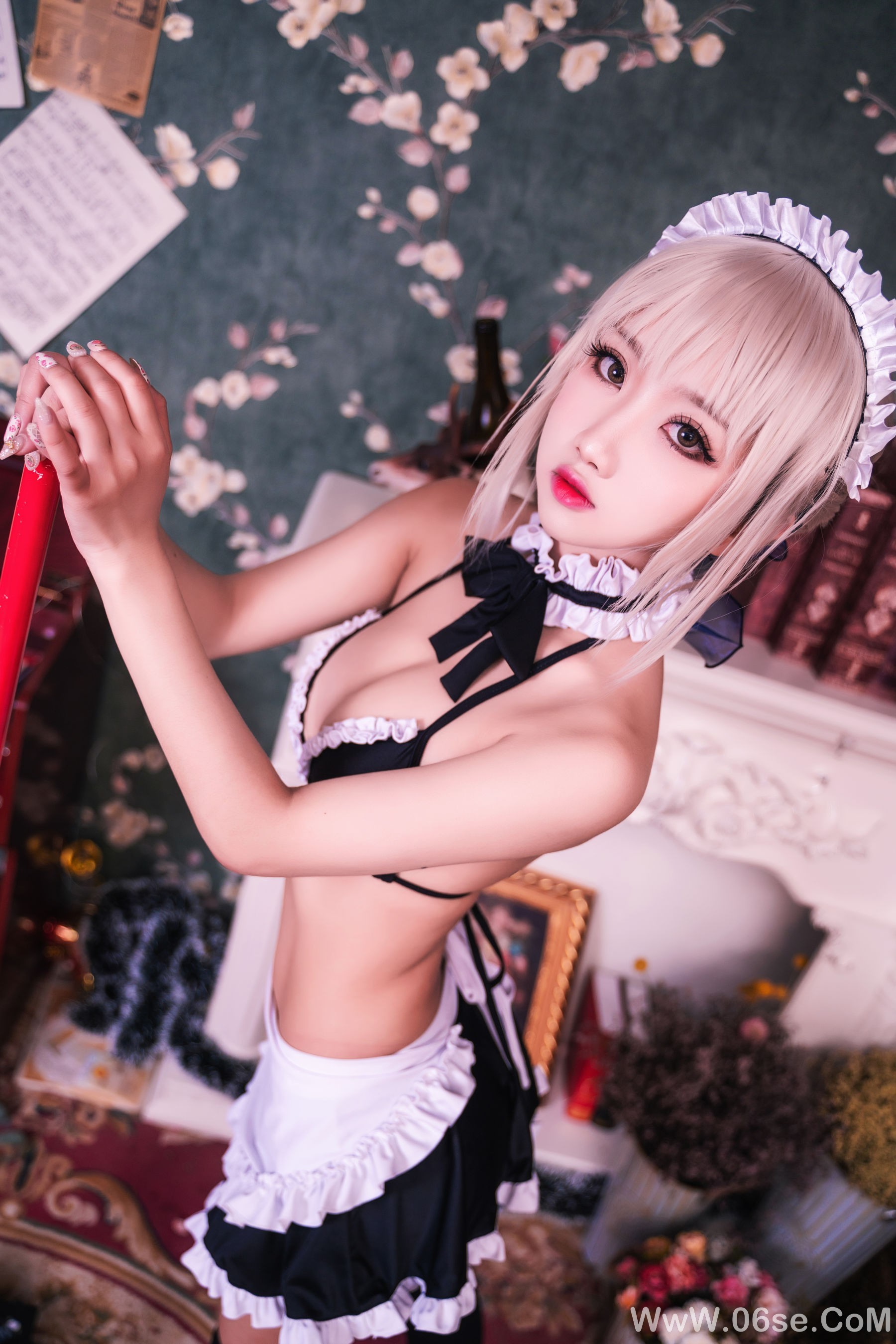 图片[15]-白嫩美少女 鬼畜瑶 – 黑呆女仆 (不知火舞)[26P]-六色网
