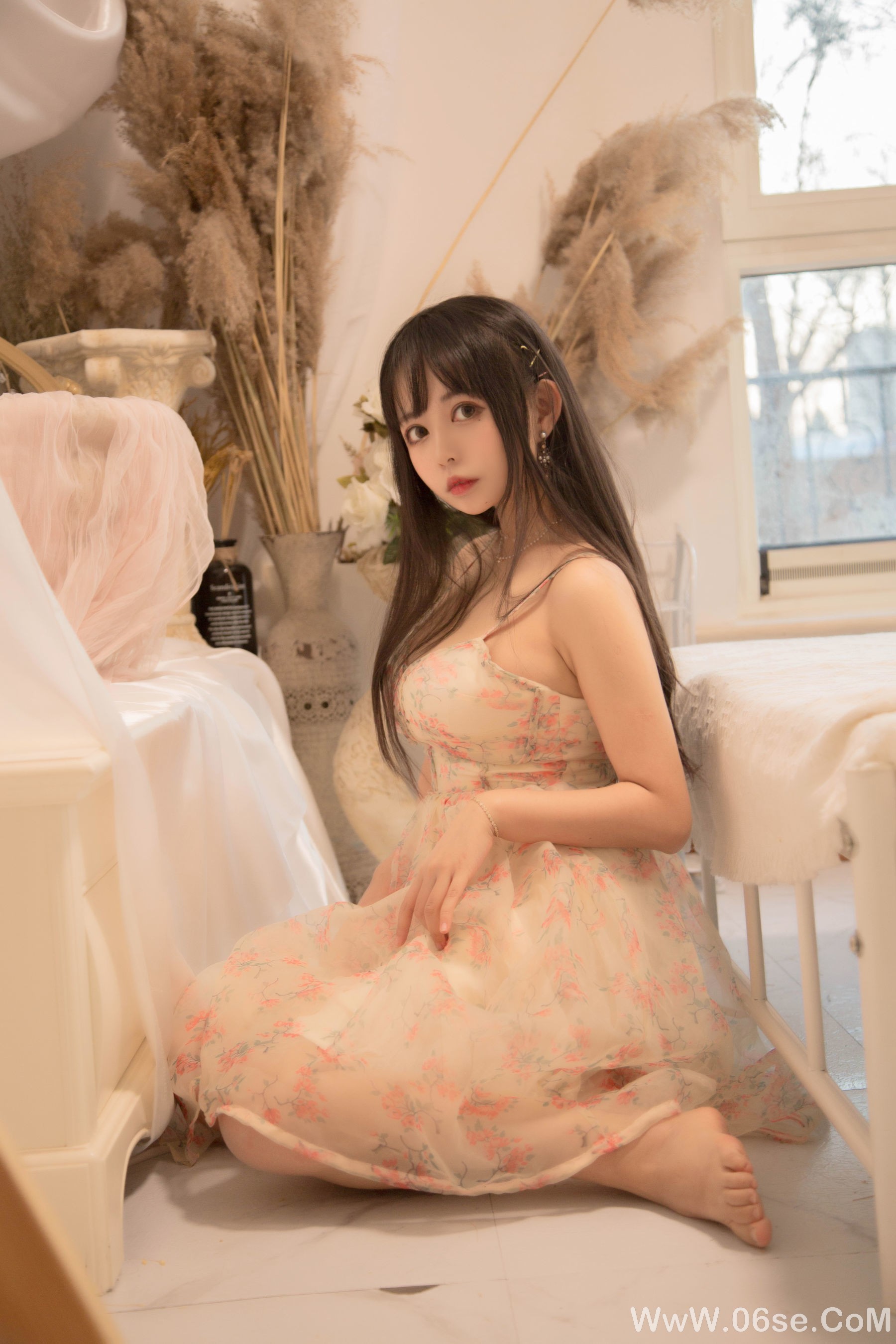 图片[20]-大眼萌妹黑猫猫OvO good morning + good night[24P]-六色网