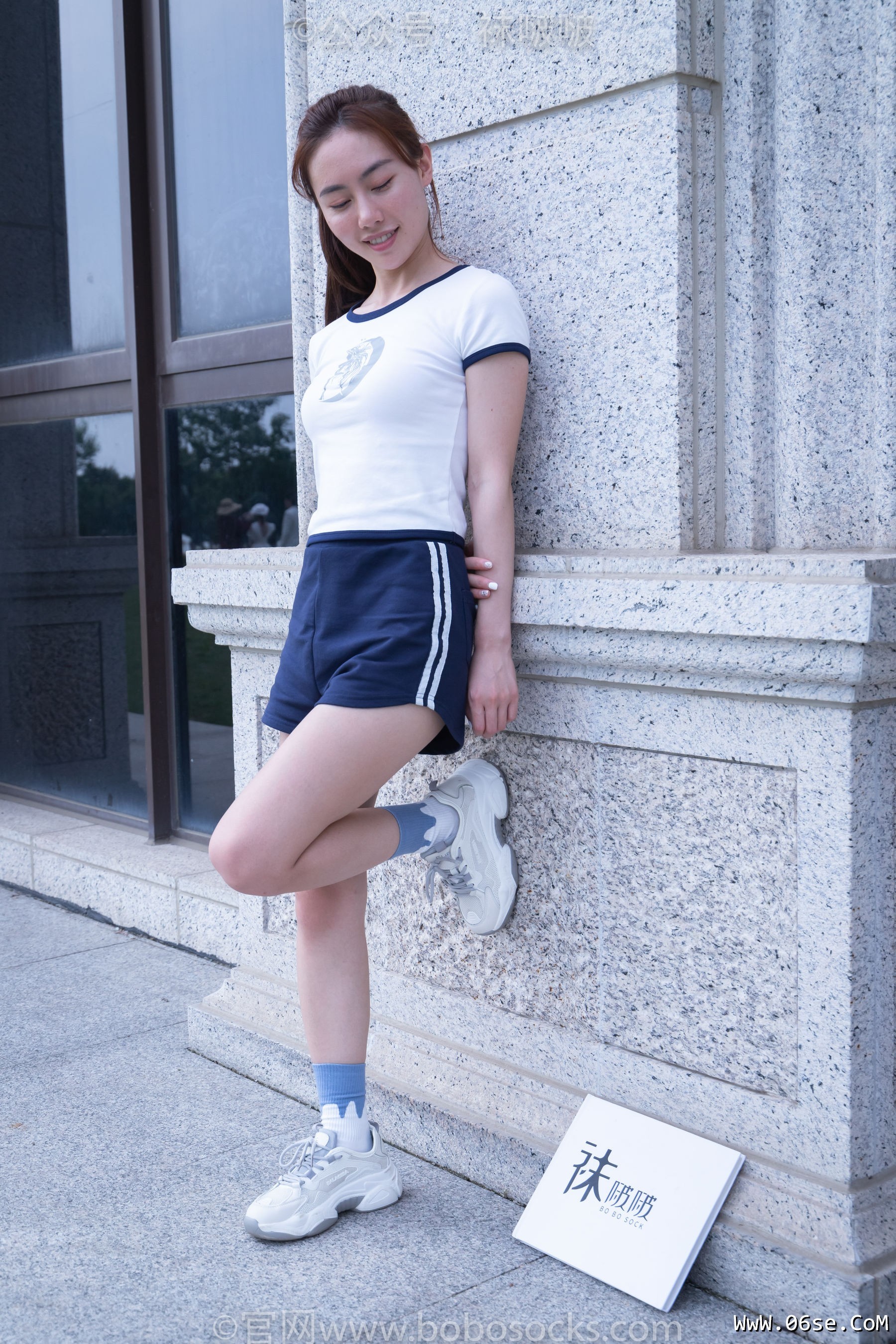 图片[9]-BoBoSocks袜啵啵 No.028 小米-运动鞋、白棉袜、裸足[133P]-六色网