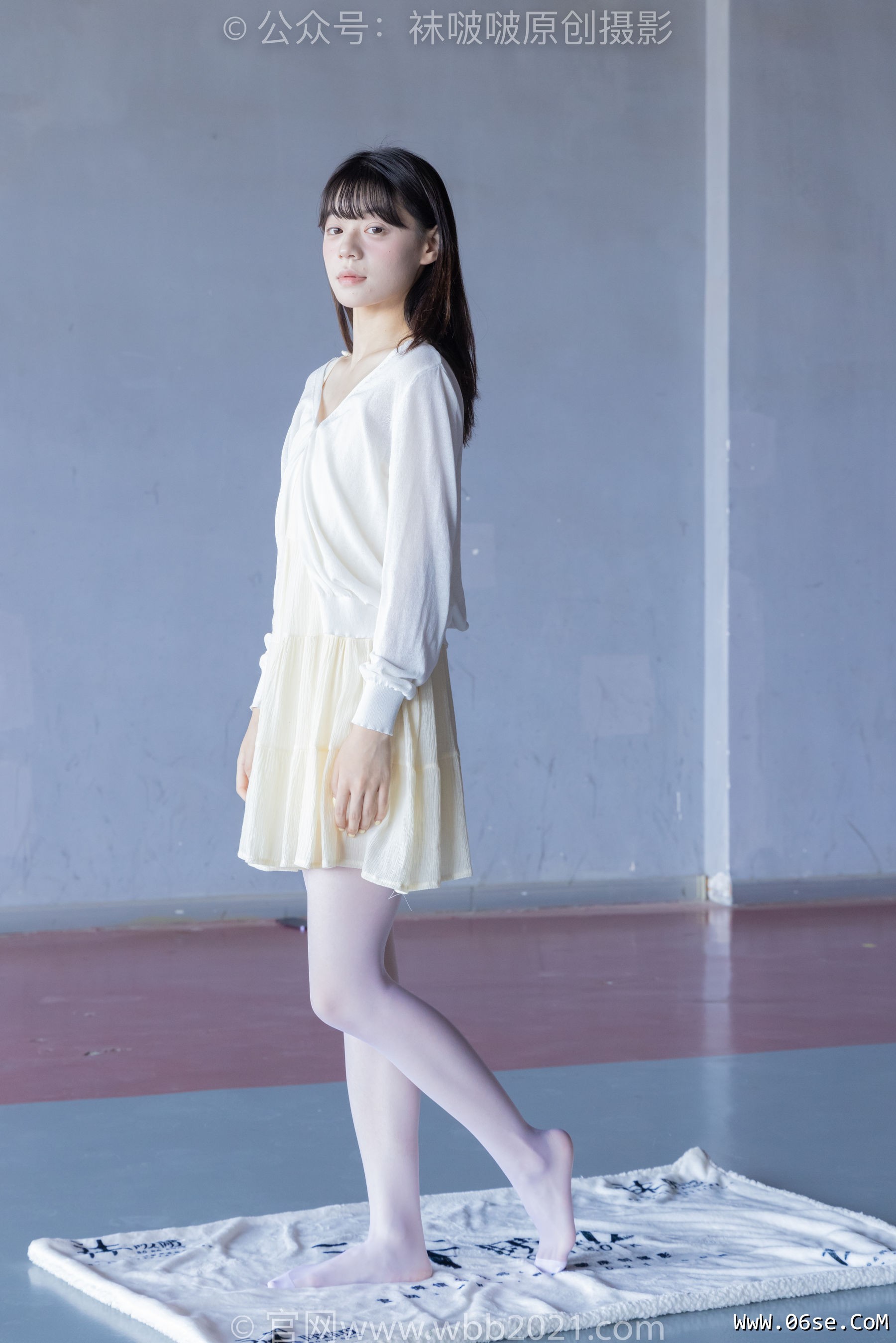图片[51]-BoBoSocks袜啵啵 No.395 糯米 -板鞋、白丝[145P]-六色网