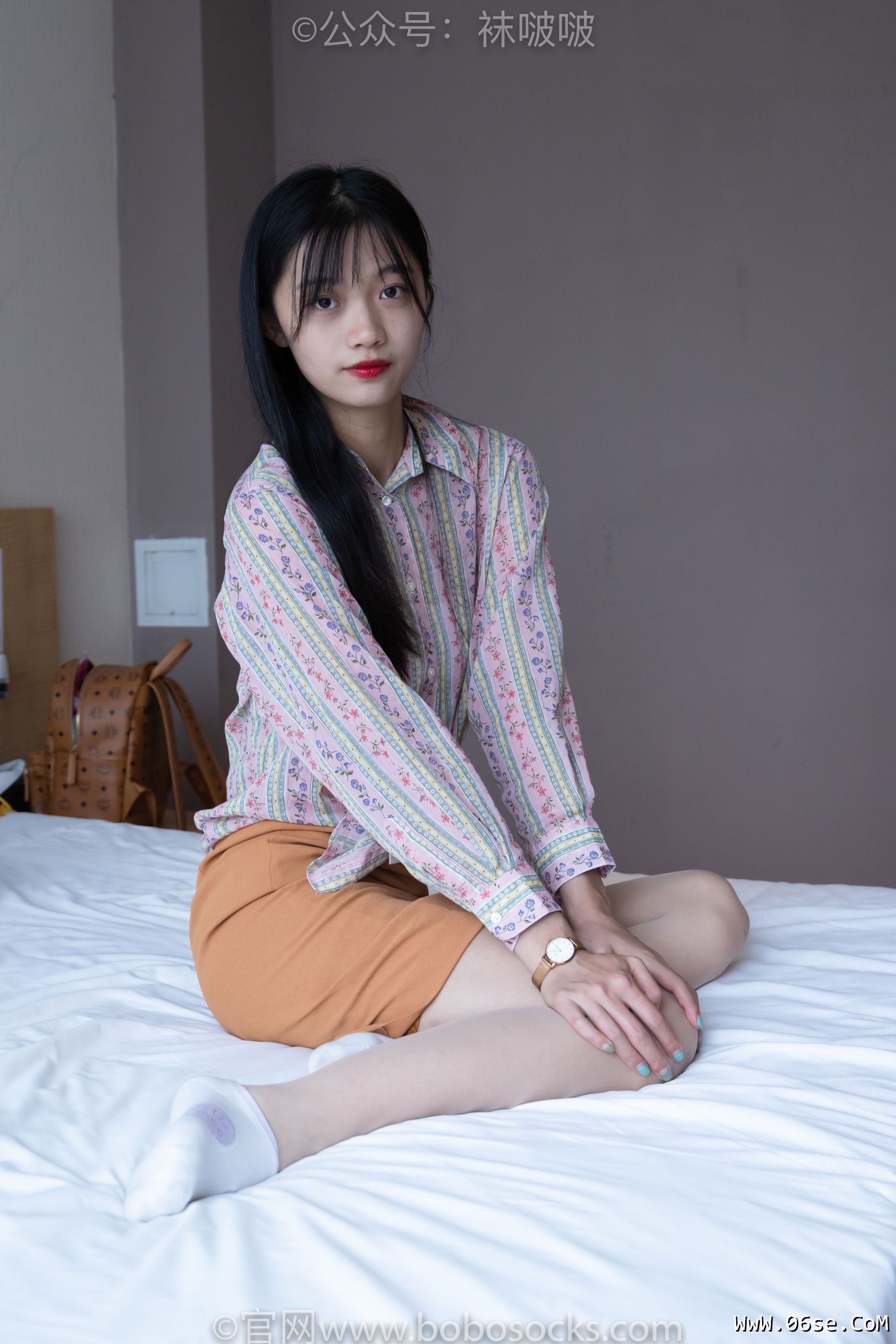 图片[65]-BoBoSocks袜啵啵 No.008 涵涵-帆布鞋、白色短棉袜、肉丝[139P]-六色网