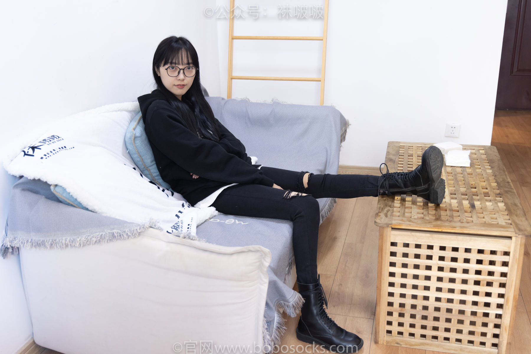图片[30]-BoBoSocks袜啵啵 No.061 稚予-短靴、白棉袜、裸足[145P]-六色网